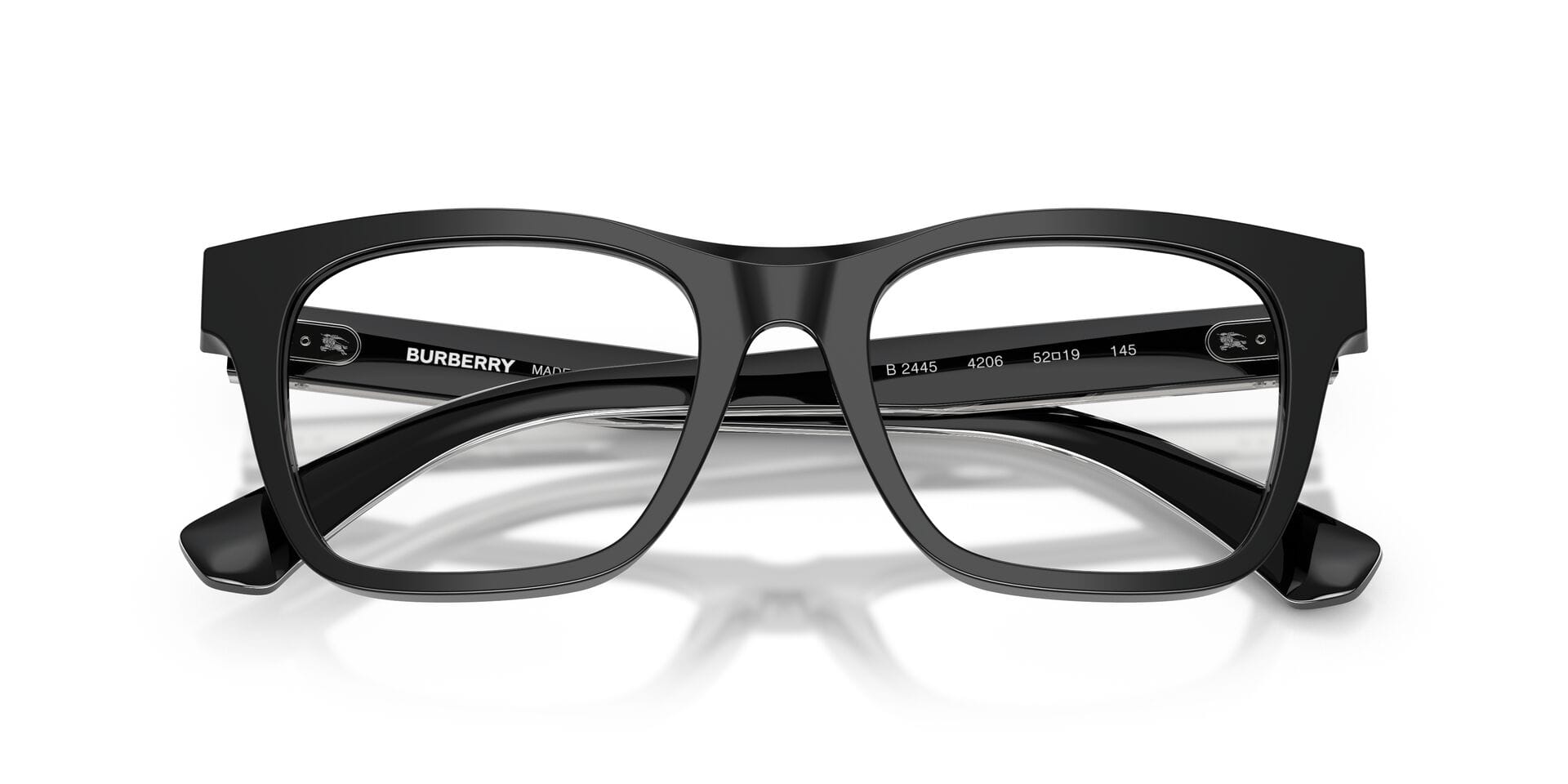 Burberry 0BE2445 Frame Black Male Full Shell Frame — Black frame — view 20