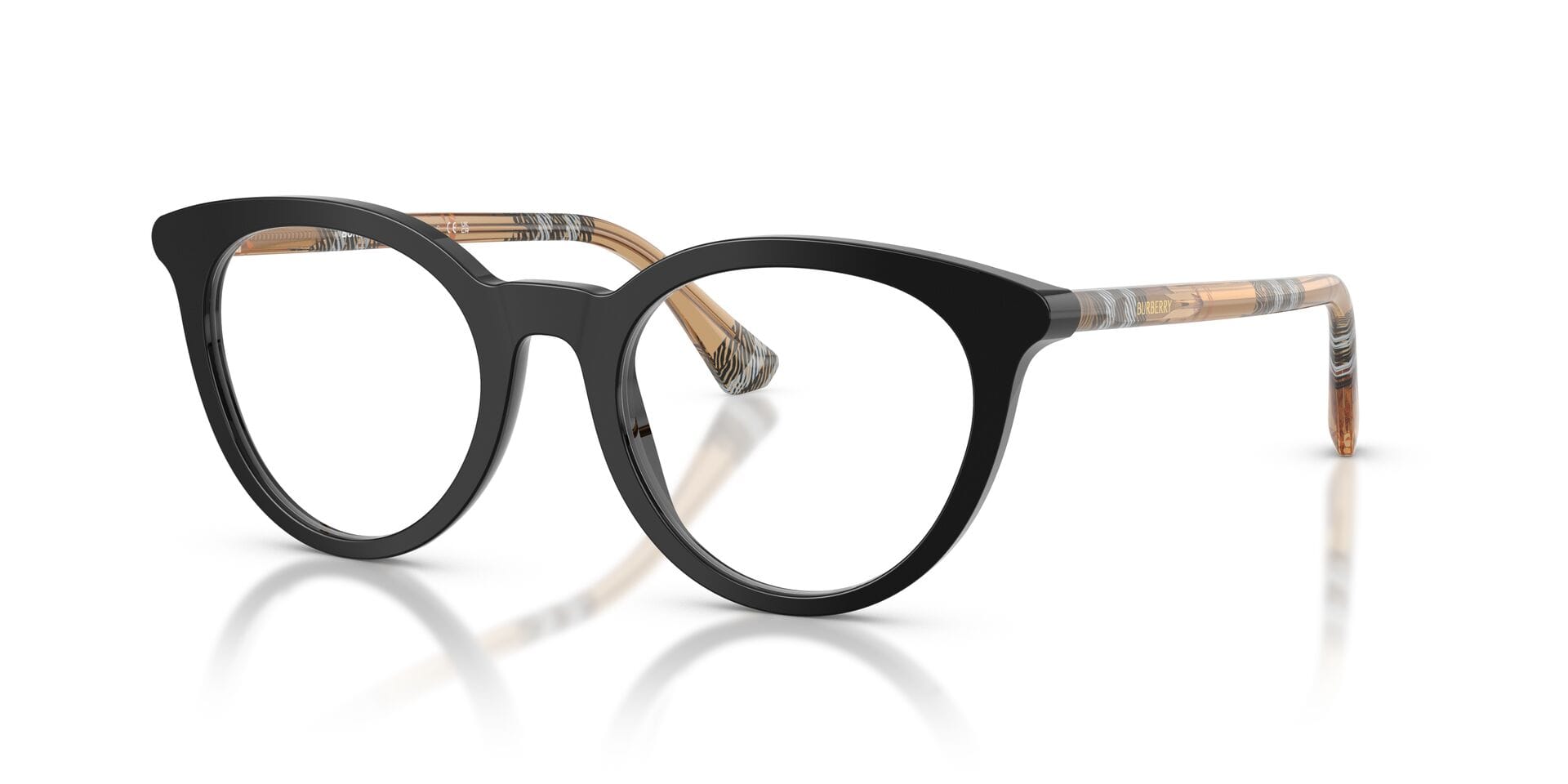 Burberry 0BE2429 Frame Black Female Full Shell Frame — Black frame — view 6