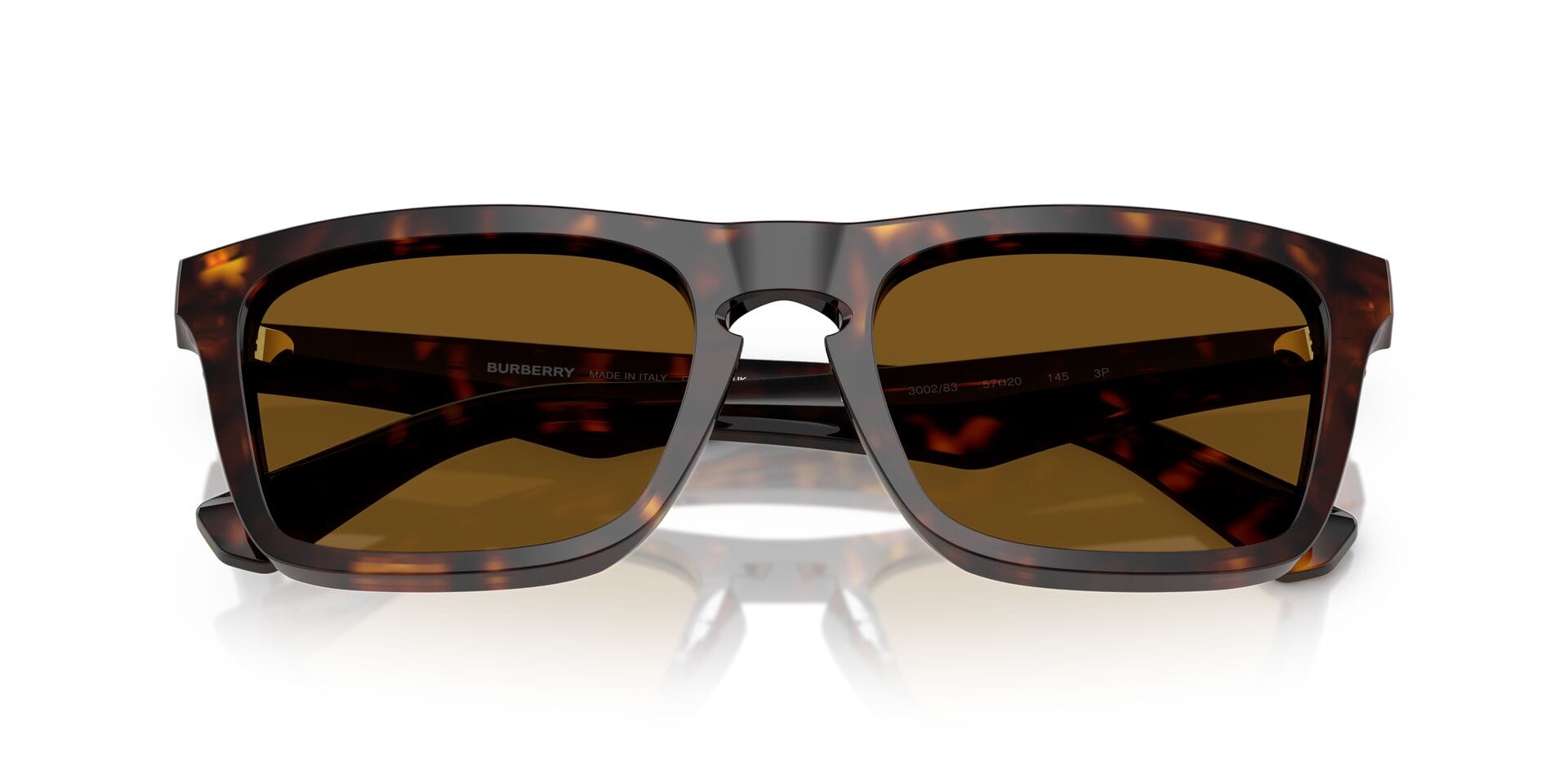 Burberry B 4434 3002/83 3P 0BE4434 Sunglass Havana Male Full Shell Sunglass — Havana frame — view 7