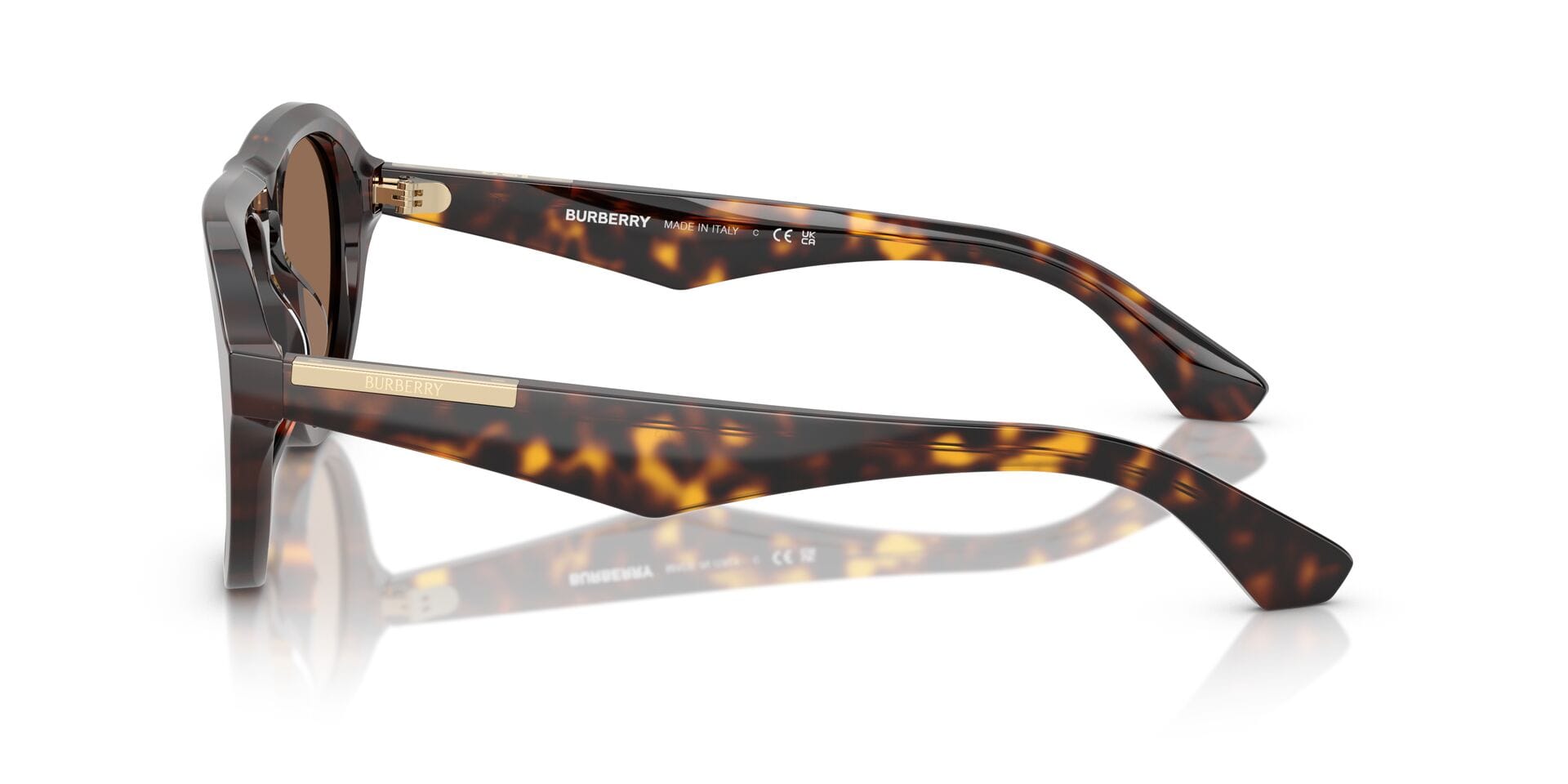 Burberry B 4437U 3002/73 3N 0BE4437U Sunglass Havana Male Full Shell Sunglass — Havana frame — view 5
