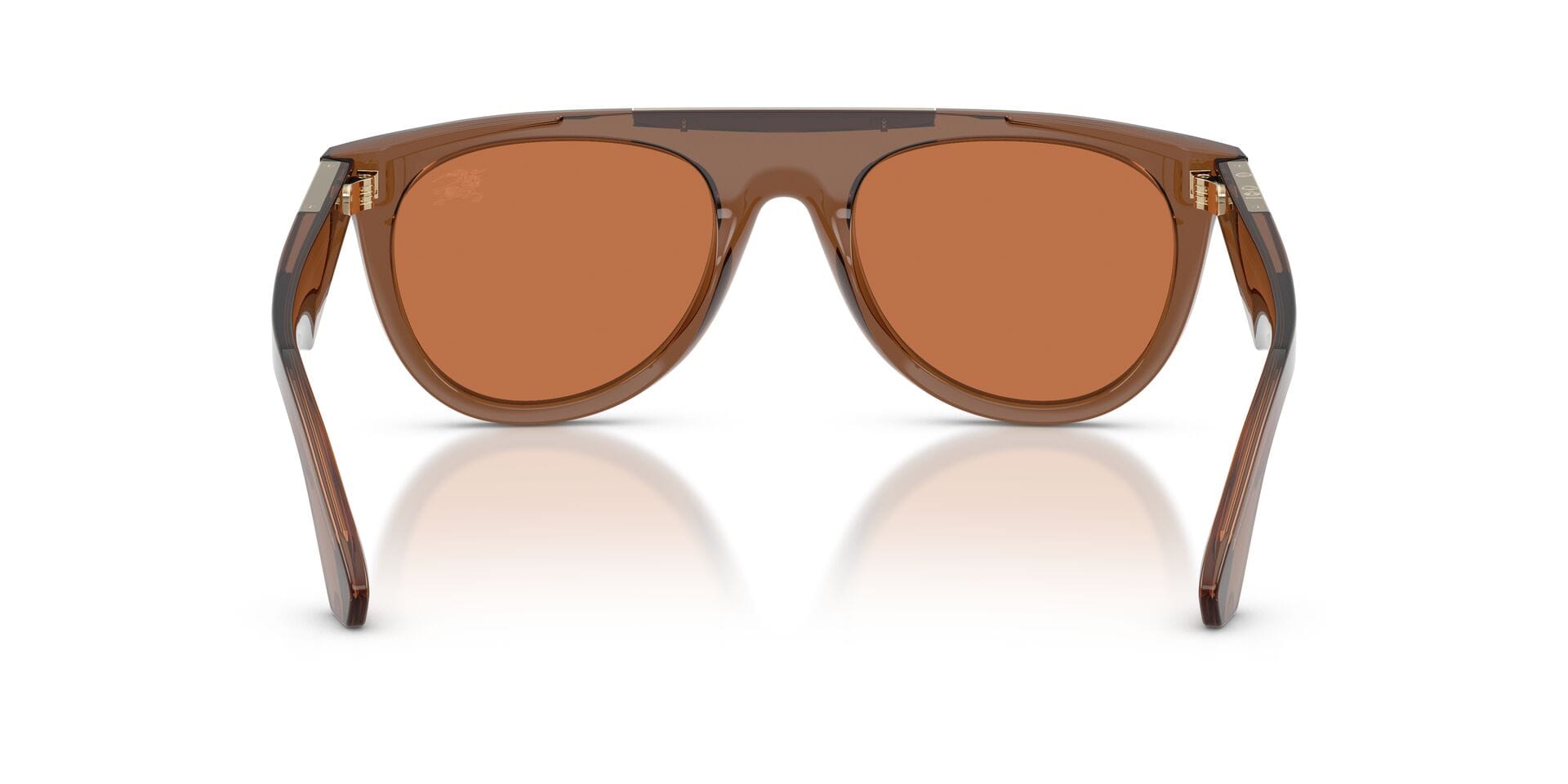 Burberry B 4452U 4173/73 2N 0BE4452U Sunglass Transparent Brown Male Sunglass — Transparent Brown frame — view 2