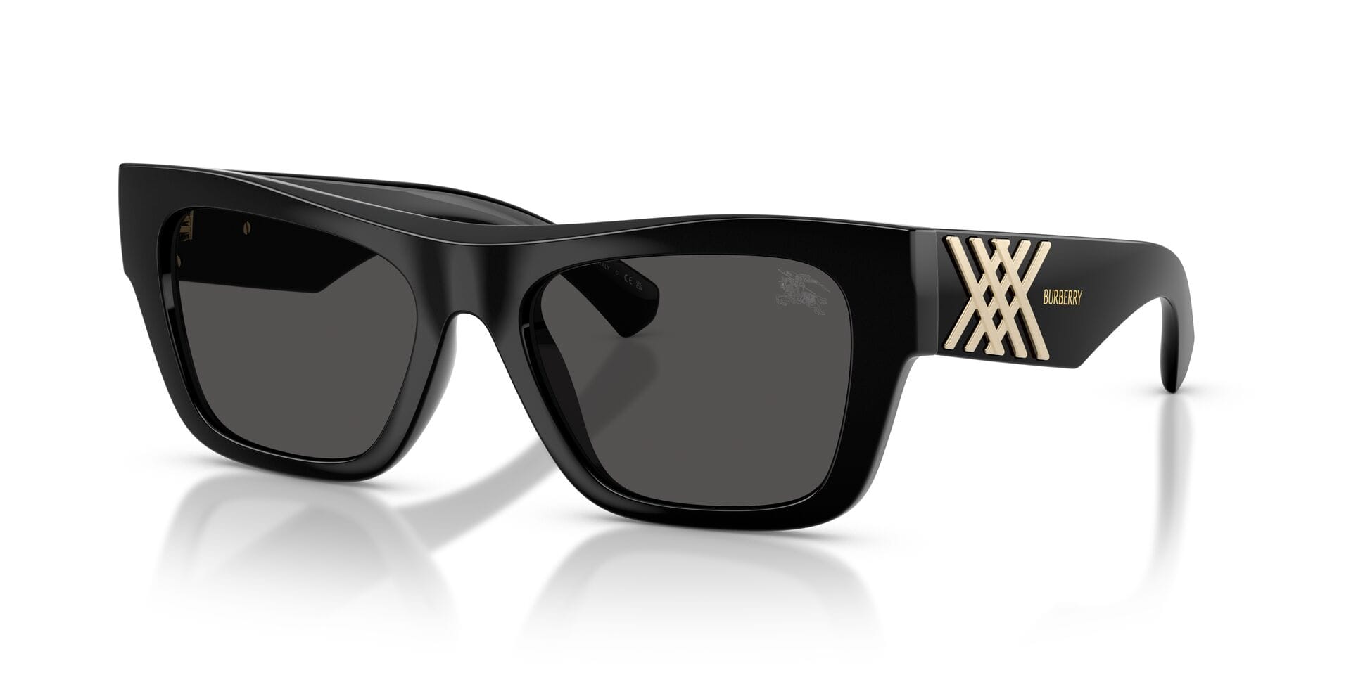 Burberry B 4490U 3001/87 3N 0BE4490U Sunglass Black Female Full Shell Sunglass — Black frame — view 1