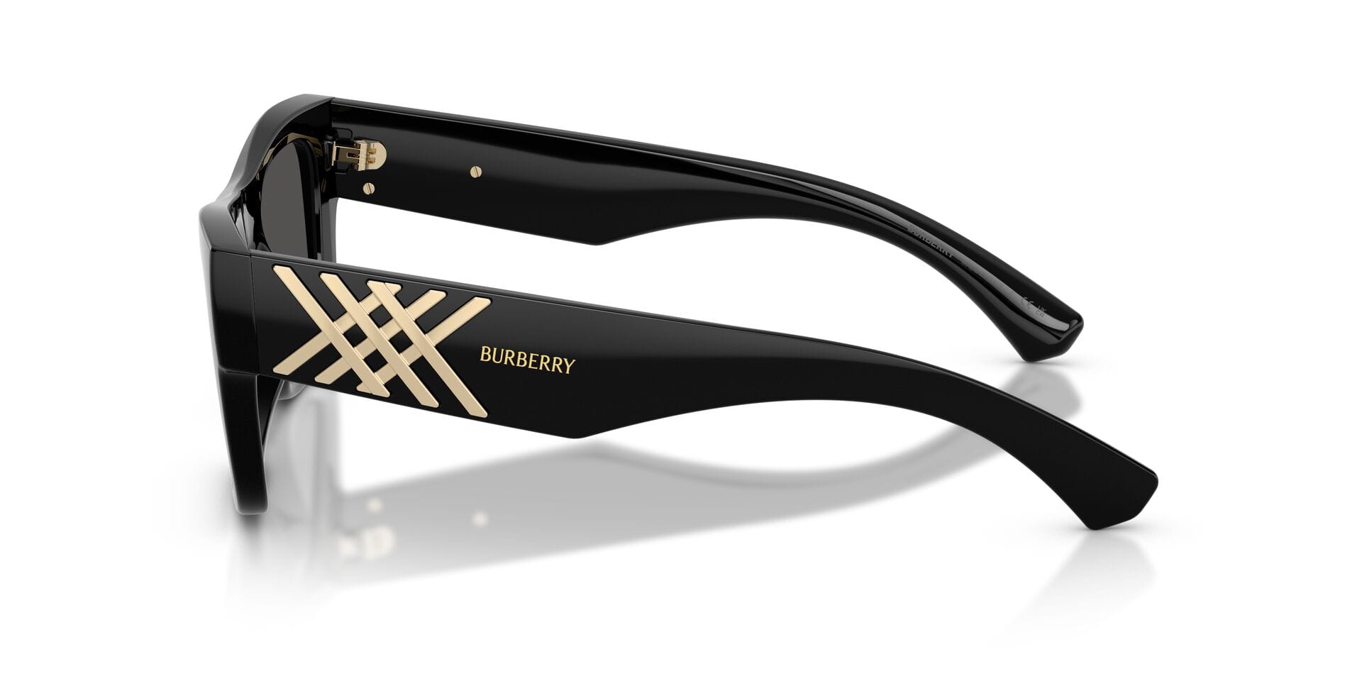 Burberry B 4490U 3001/87 3N 0BE4490U Sunglass Black Female Full Shell Sunglass — Black frame — view 5