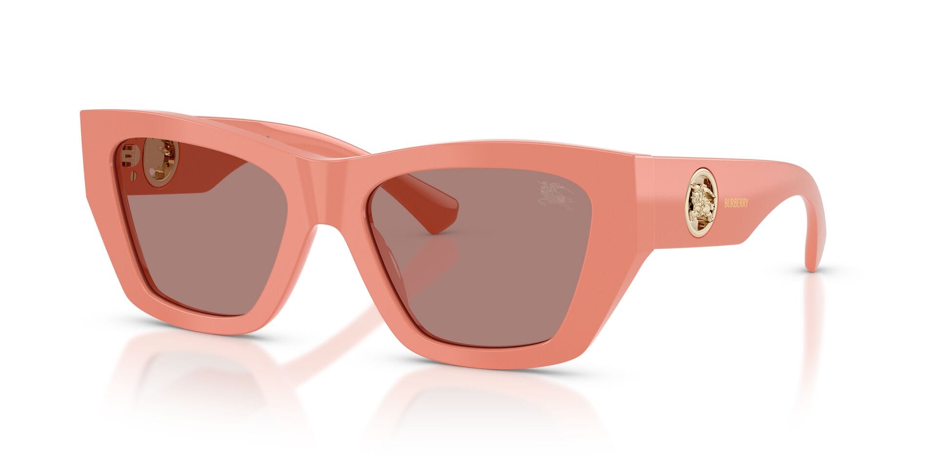 Burberry B 4492 4219/73 2N 0BE4492 Sunglass Pink Female Full Shell Sunglass — Pink frame — view 1