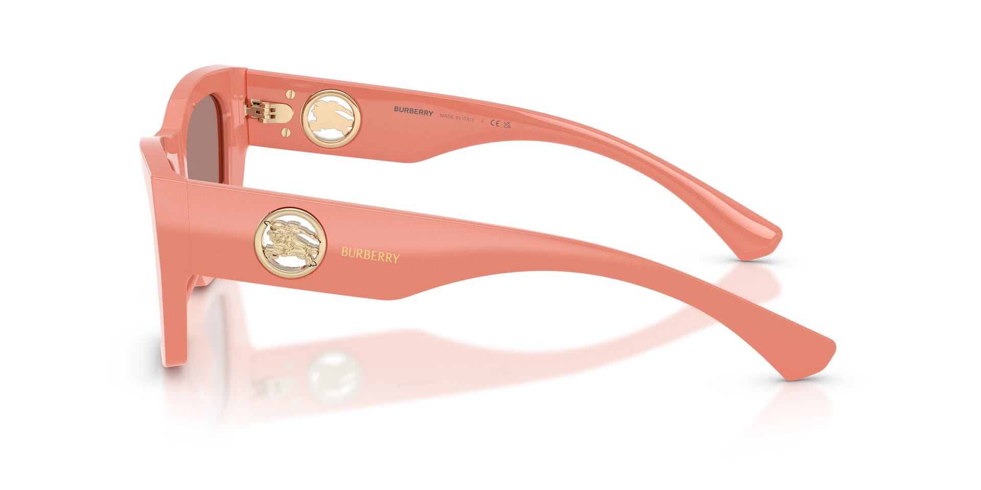 Burberry B 4492 4219/73 2N 0BE4492 Sunglass Pink Female Full Shell Sunglass — Pink frame — view 5