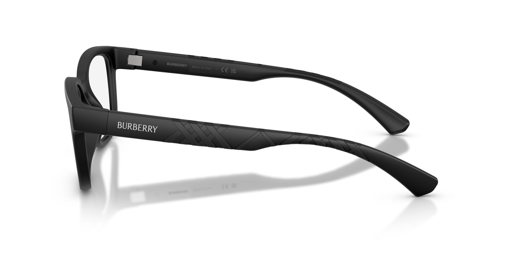 Burberry 0BE1282 Frame Matt Black Male Shell Shell Frame — Matt Black frame — view 5