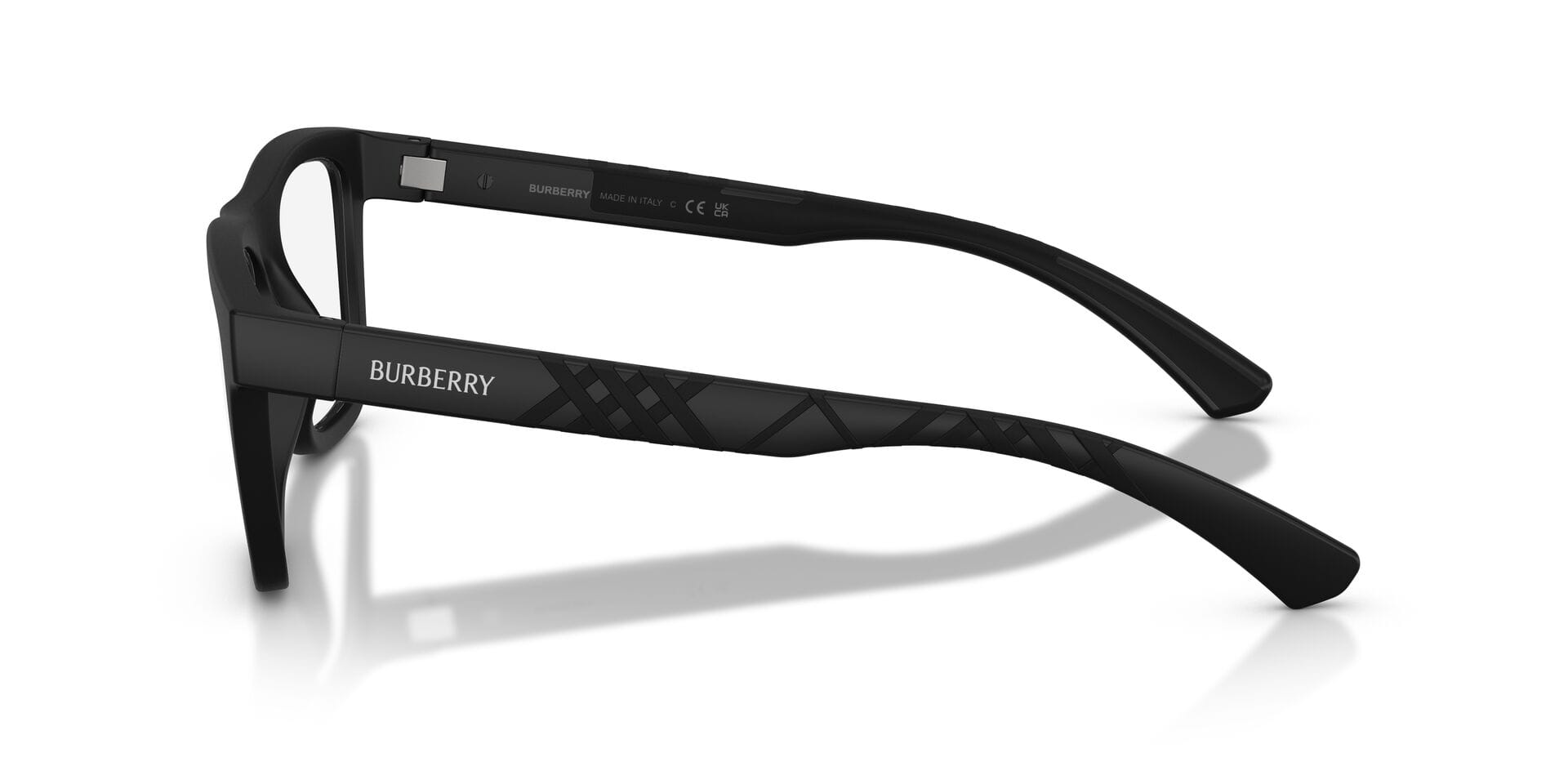 Burberry 0BE2452U Frame Matt Black Male Shell Shell Frame — Matt Black frame — view 5