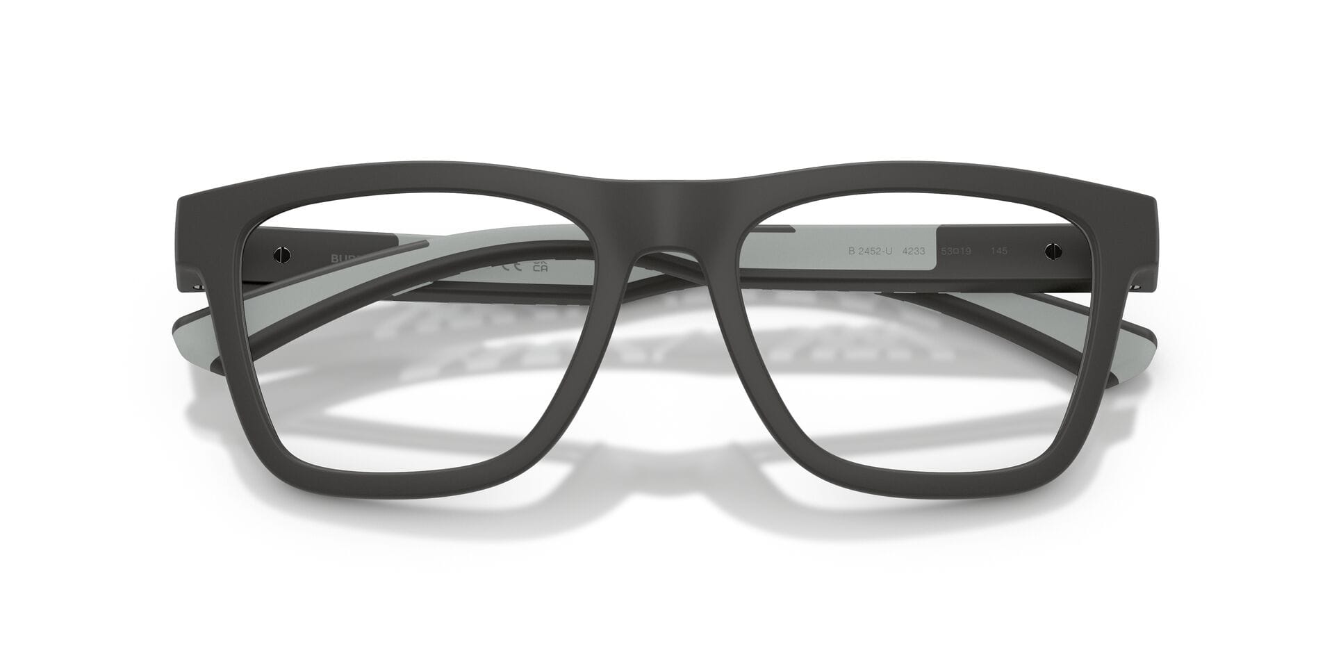 Burberry 0\BE2452U Frame Matt Grey Male Shell Shell Frame — Matt Grey frame — view 7