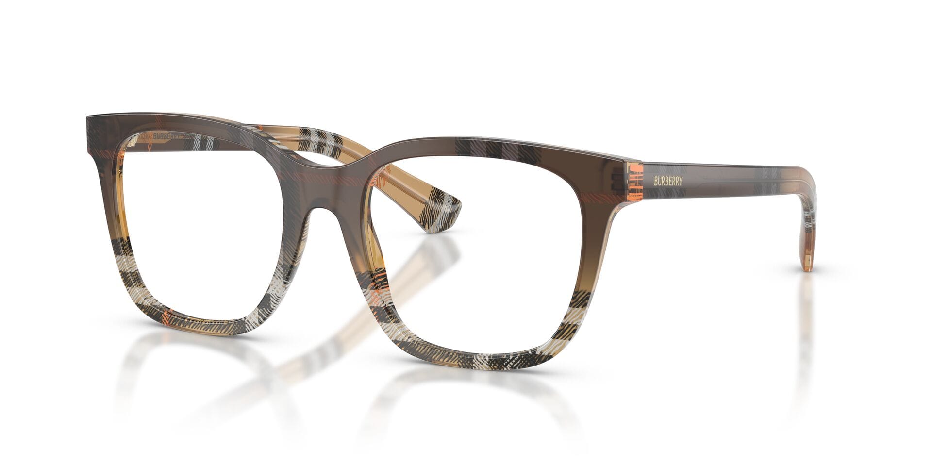 Burberry 0BU2455 Frame Light Brown Female Shell Shell Frame — Light Brown frame — view 1