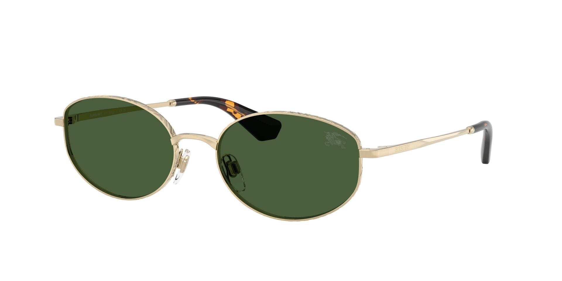 Burberry 0BE3169 Sunglass Light Gold Female Metal Metal Sunglass — Light Gold frame — view 3