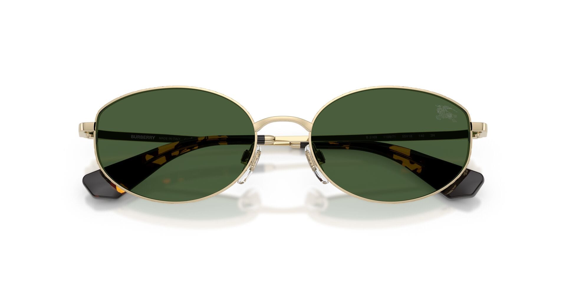 Burberry 0BE3169 Sunglass Light Gold Female Metal Metal Sunglass — Light Gold frame — view 7