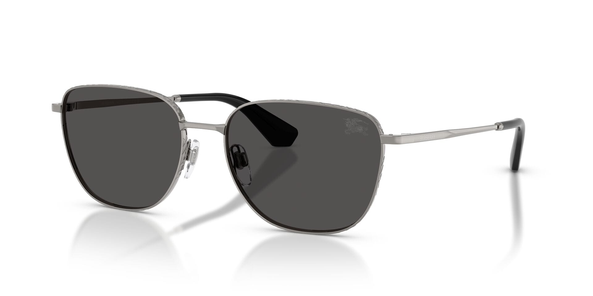 Burberry 0BE3171 Sunglass Gun Metal Male Metal Metal Sunglass — Gun Metal frame — view 1