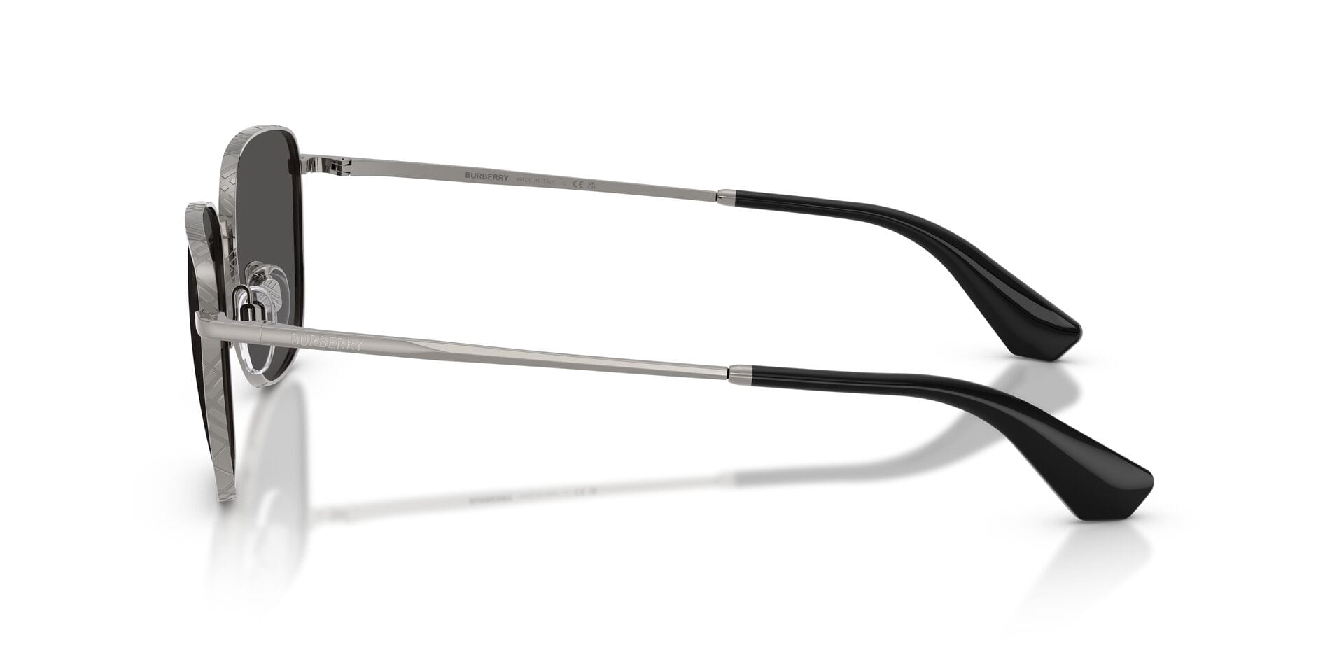 Burberry 0BE3171 Sunglass Gun Metal Male Metal Metal Sunglass — Gun Metal frame — view 5