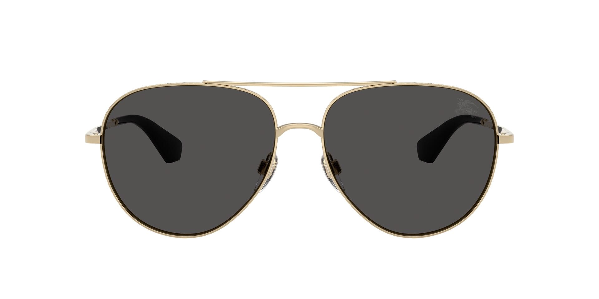 Burberry 0BE3172 Sunglass Light Gold Female Shell Metal Sunglass — Light Gold frame — view 6
