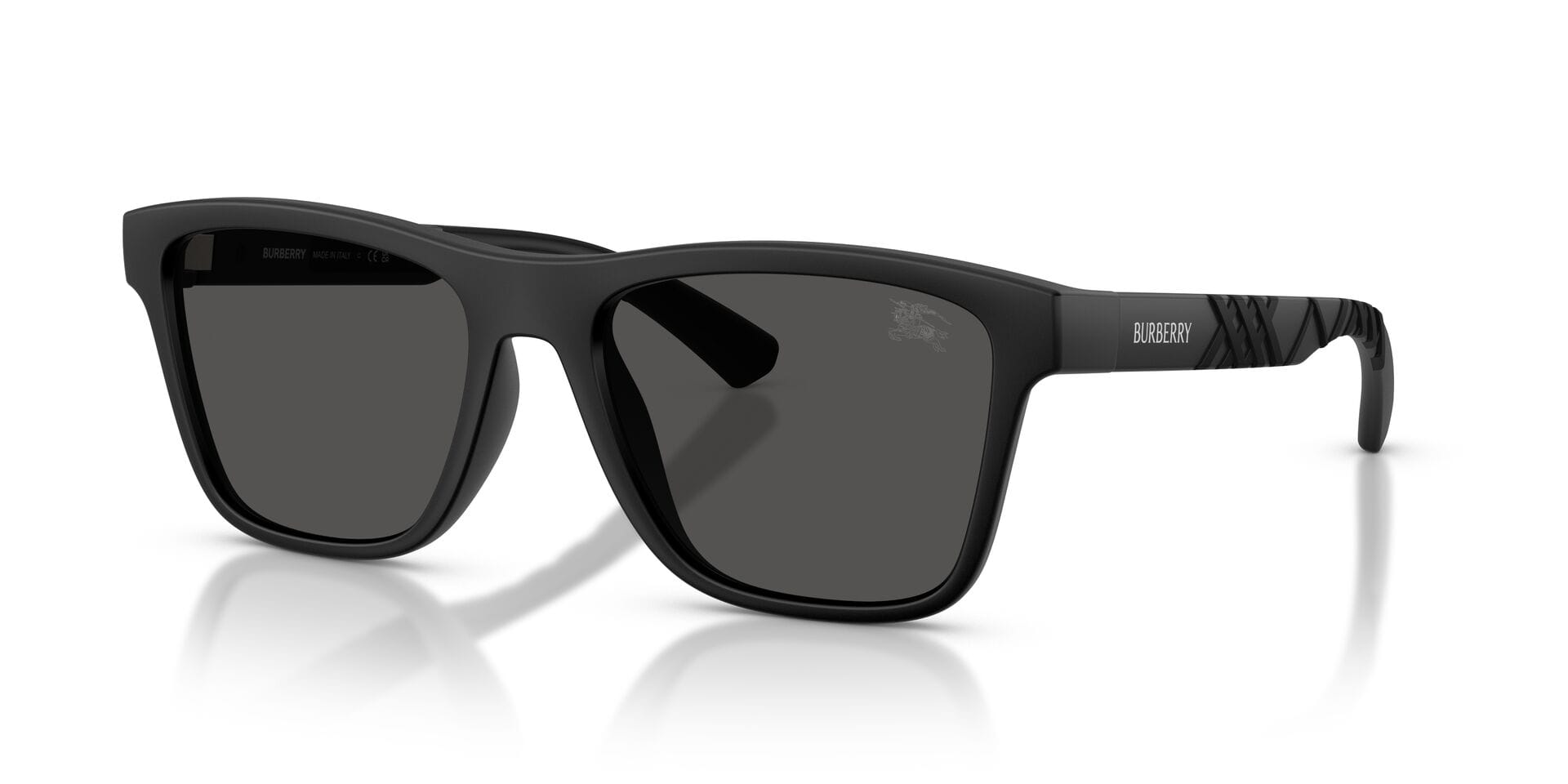 Burberry 0BE4482U Sunglass Matt Black Male Shell Shell Sunglass — Matt Black frame — view 1