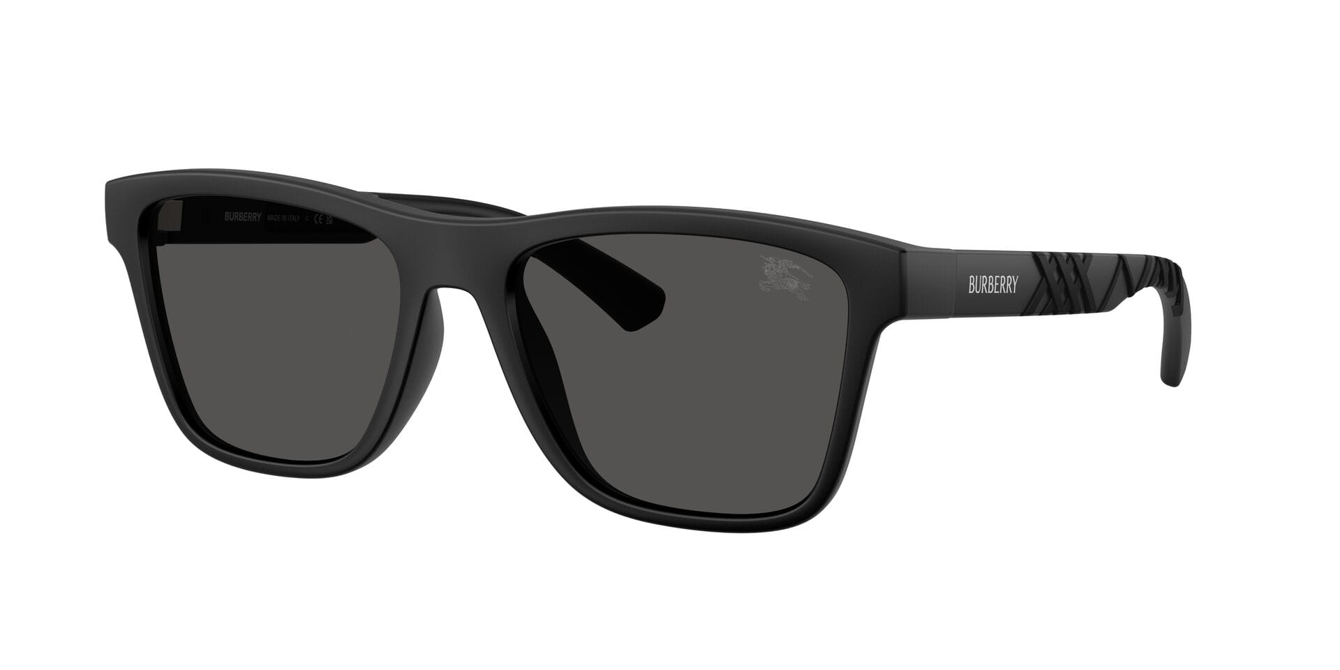 Burberry 0BE4482U Sunglass Matt Black Male Shell Shell Sunglass — Matt Black frame — view 3