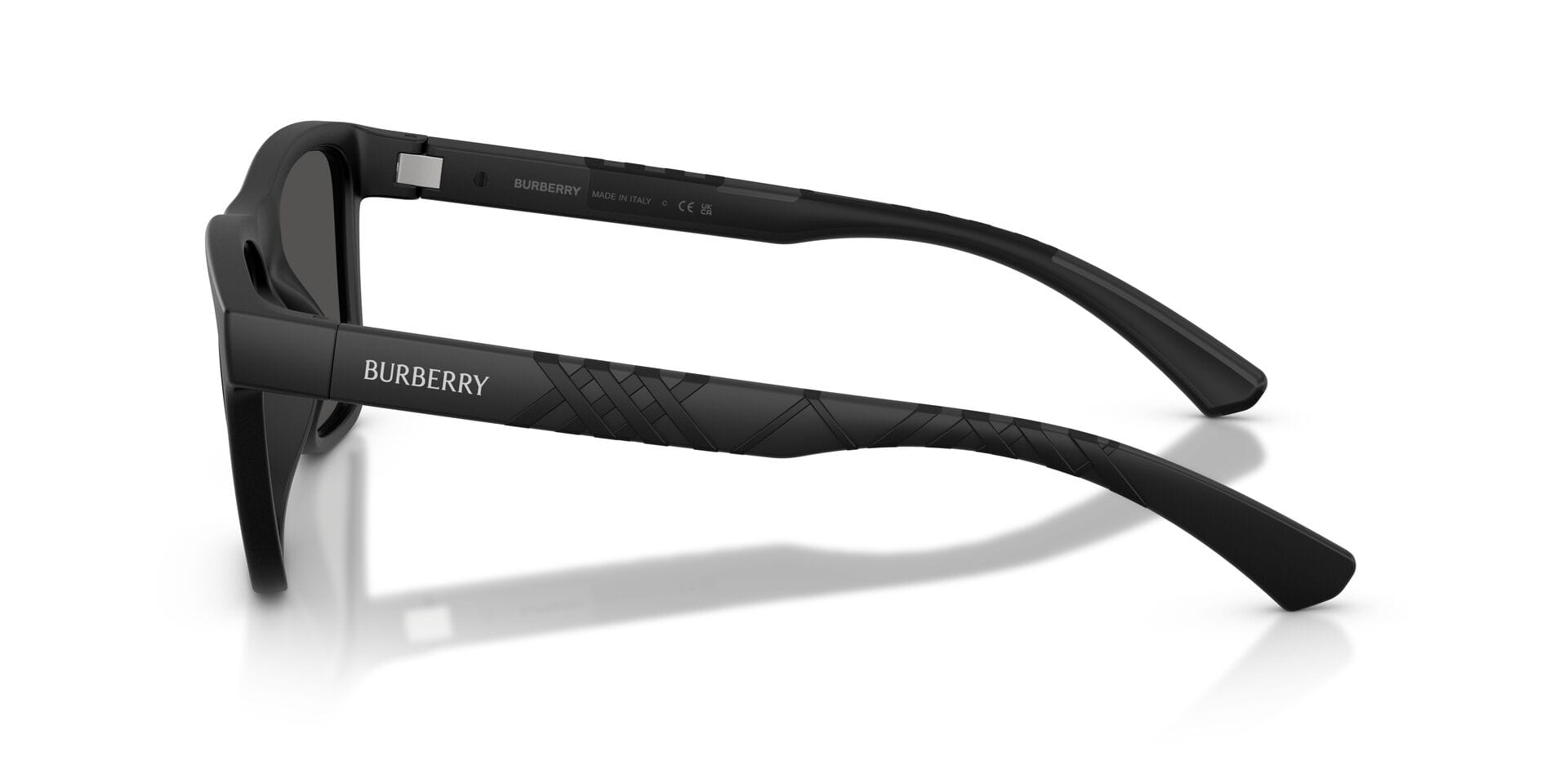 Burberry 0BE4482U Sunglass Matt Black Male Shell Shell Sunglass — Matt Black frame — view 5