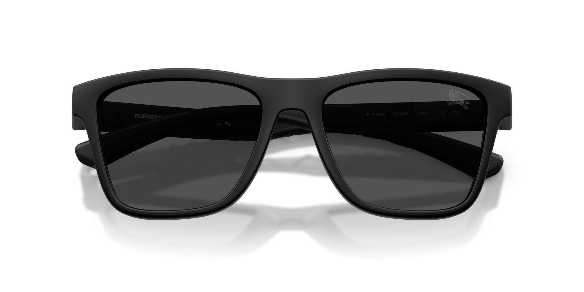 Burberry 0BE4482U Sunglass Matt Black Male Shell Shell Sunglass — Matt Black frame — view 7