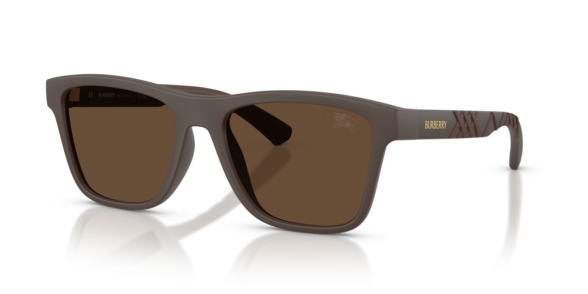 Burberry 0BE4482U Sunglass Brown Male Shell Shell Sunglass — Brown frame — view 1