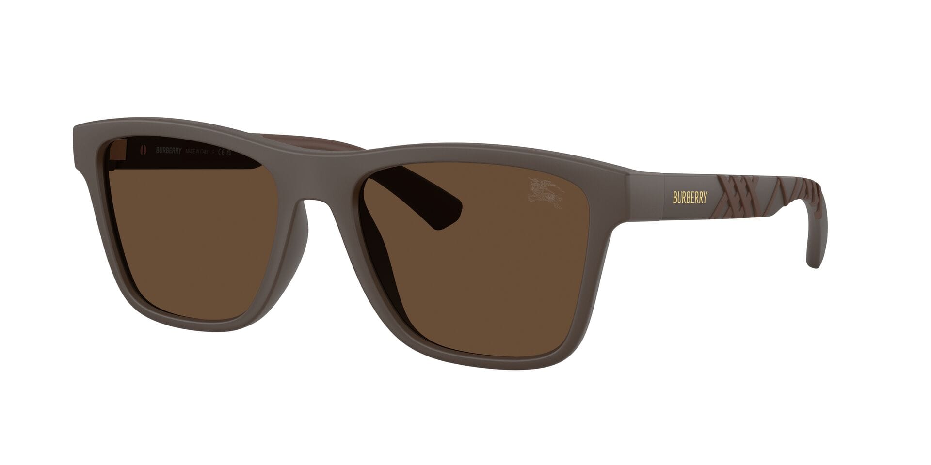Burberry 0BE4482U Sunglass Brown Male Shell Shell Sunglass — Brown frame — view 3