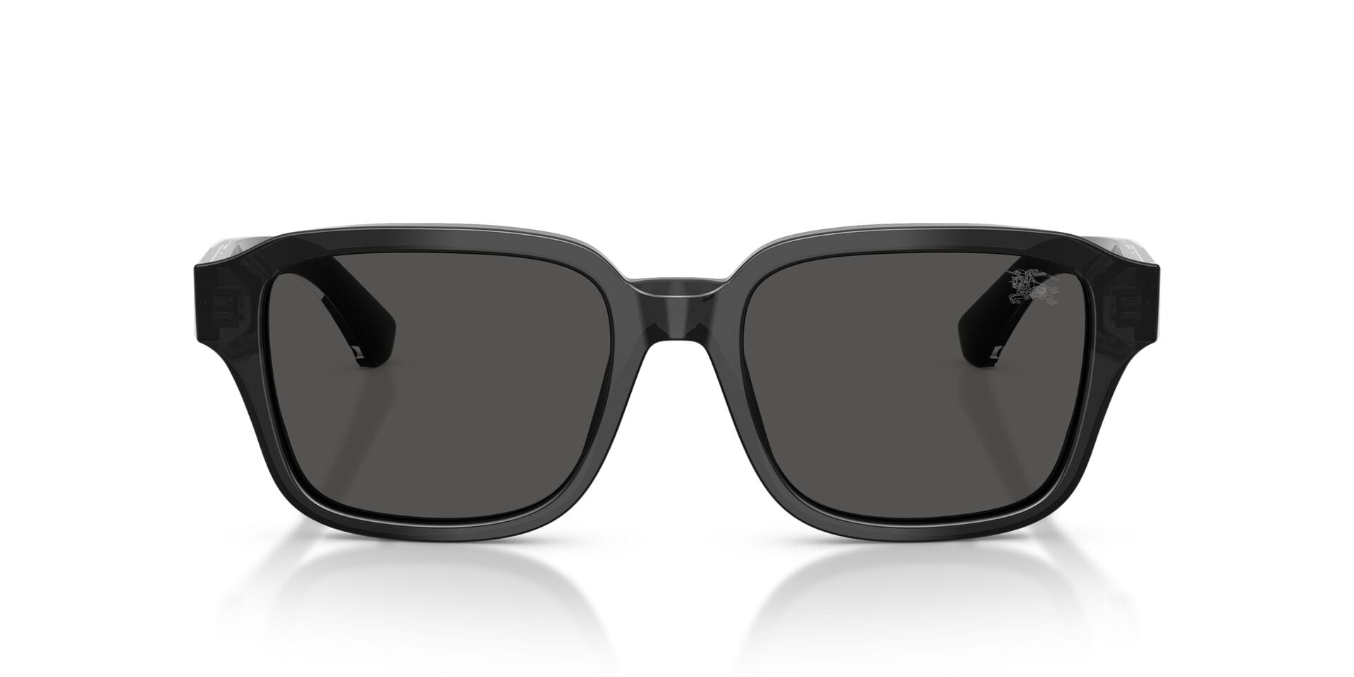 Burberry 0BE4484 Sunglass Transparent Grey Male Shell Shell Sunglass — Transparent Grey frame — view 4