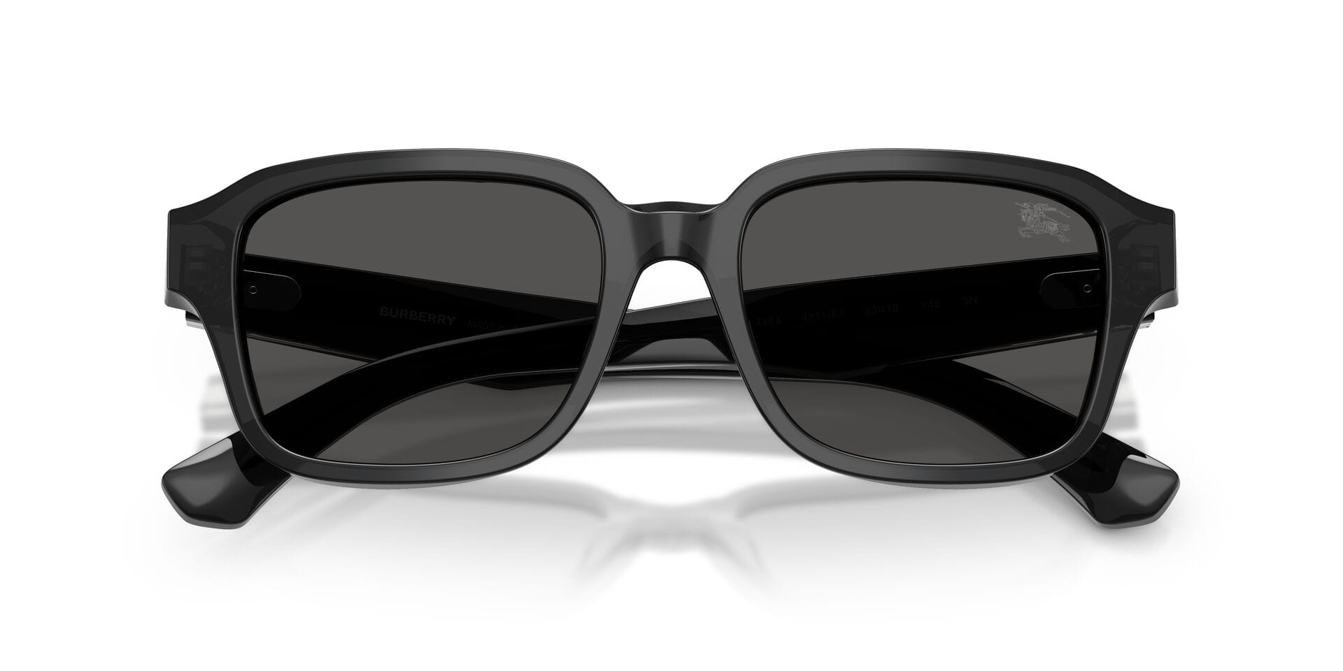 Burberry 0BE4484 Sunglass Transparent Grey Male Shell Shell Sunglass — Transparent Grey frame — view 7