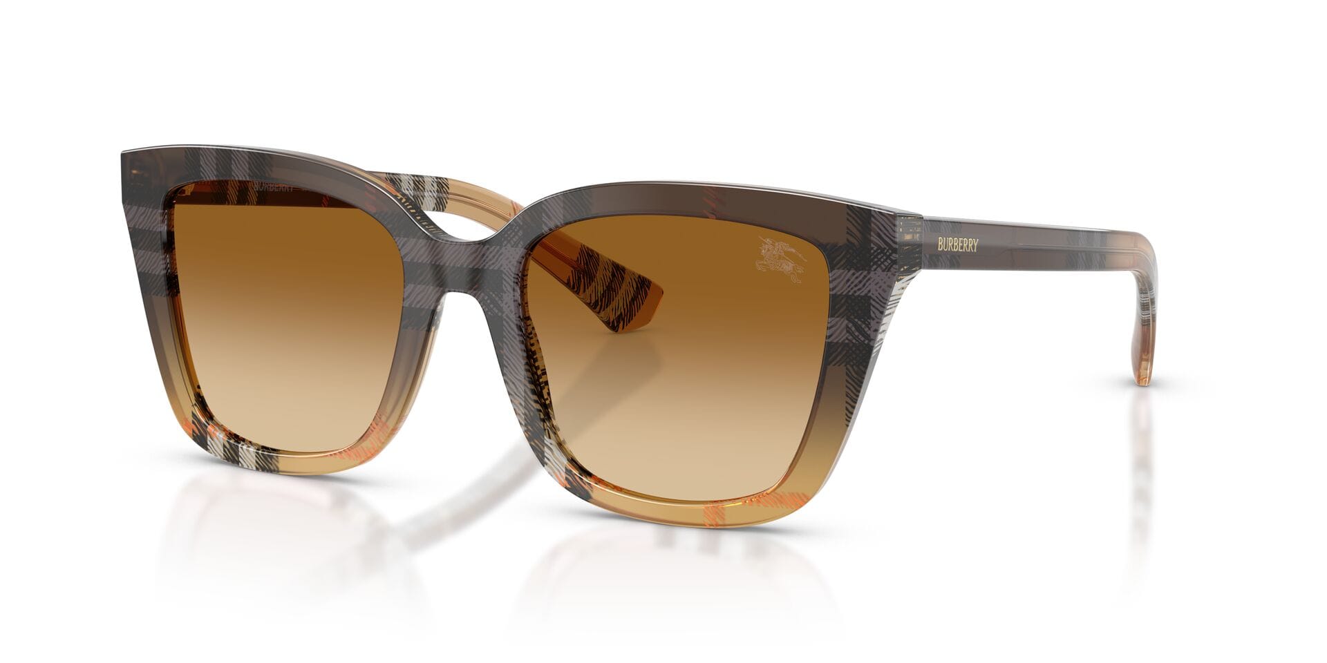 Burberry 0BE4487 Sunglass Light Brown Female Shell Shell Sunglass — Light Brown frame — view 1