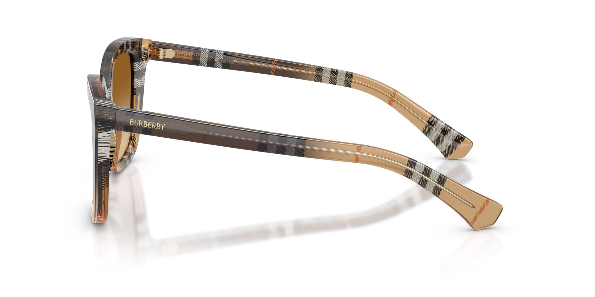 Burberry 0BE4487 Sunglass Light Brown Female Shell Shell Sunglass — Light Brown frame — view 5