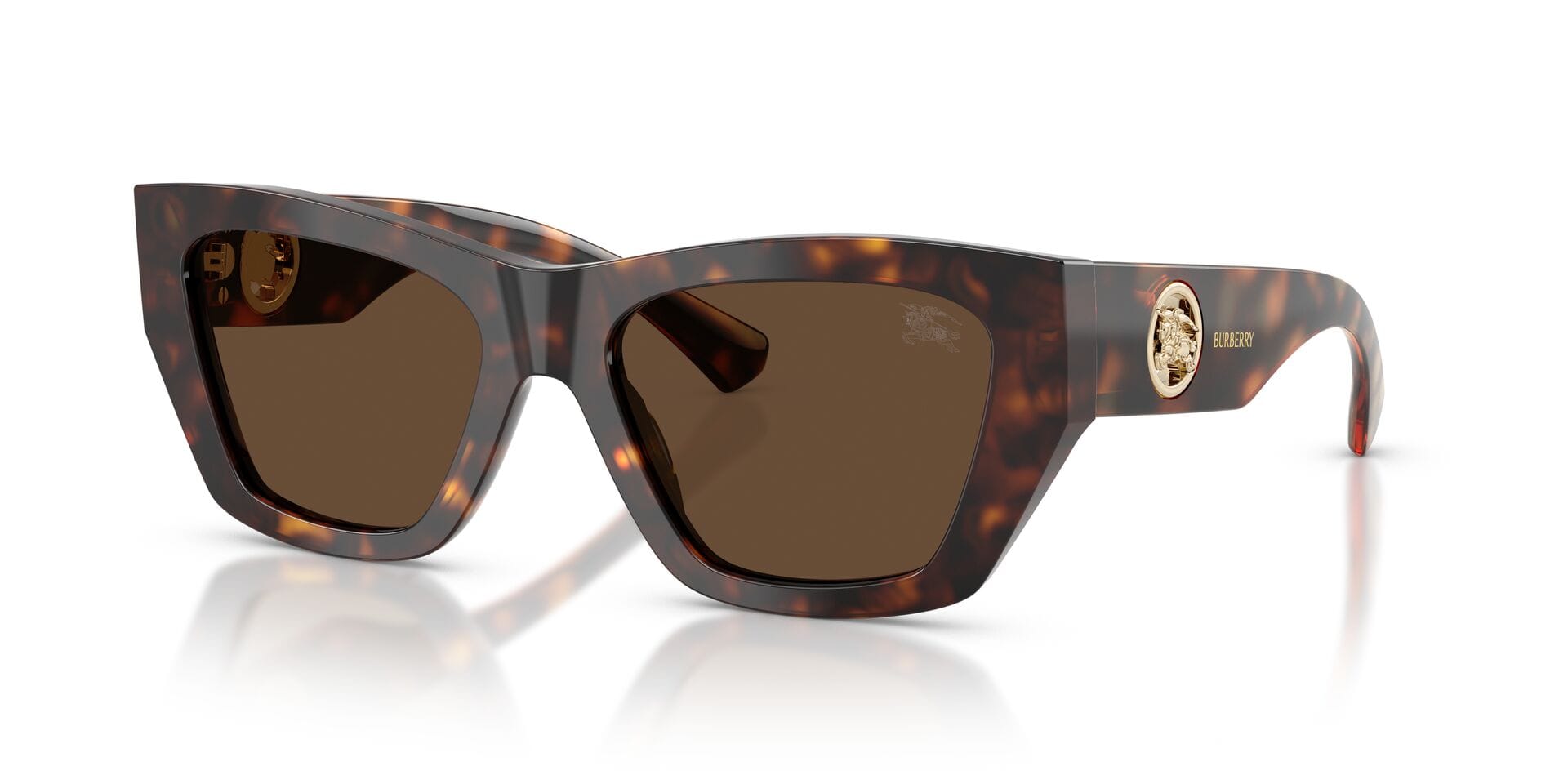 Burberry 0BE4492 Sunglass Havana Female Shell Shell Sunglass — Havana frame — view 1