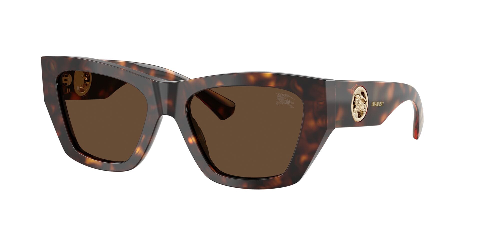 Burberry 0BE4492 Sunglass Havana Female Shell Shell Sunglass — Havana frame — view 3