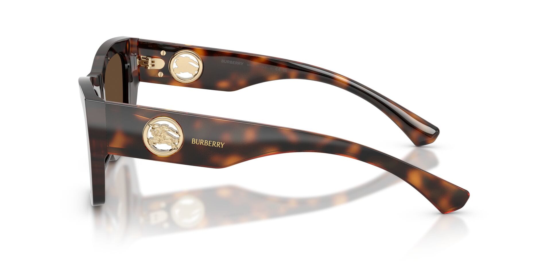 Burberry 0BE4492 Sunglass Havana Female Shell Shell Sunglass — Havana frame — view 5