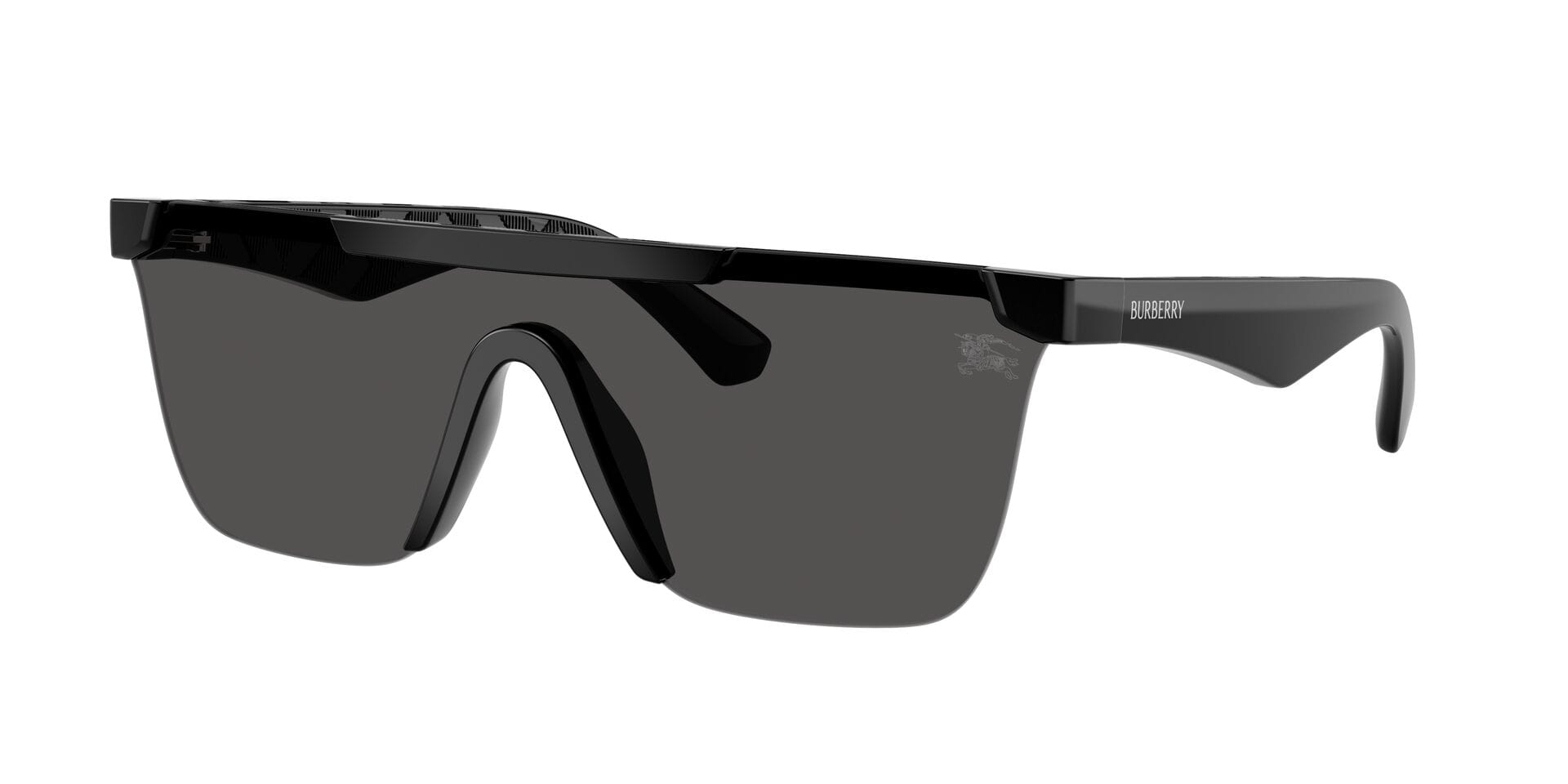 Burberry 0BE4480D Sunglass Black Unisex RimLess Shell Sunglass — view 3