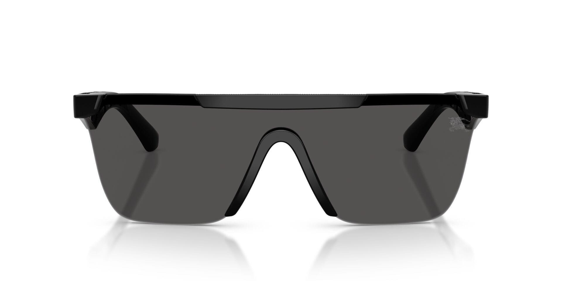 Burberry 0BE4480D Sunglass Black Unisex RimLess Shell Sunglass — view 4