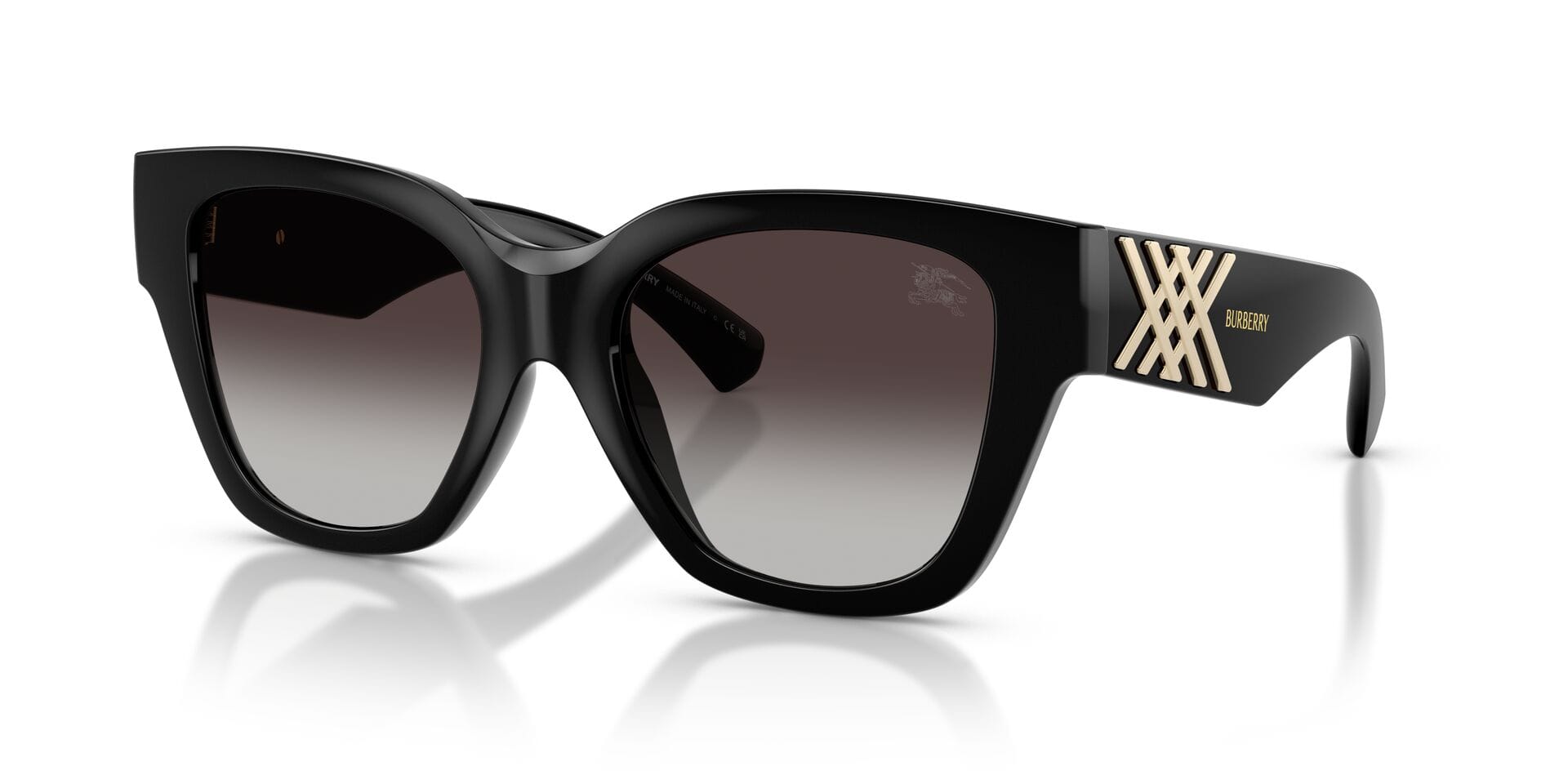 Burberry 0BE4489U Sunglass Black Female Shell Shell Sunglass — Black frame — view 1