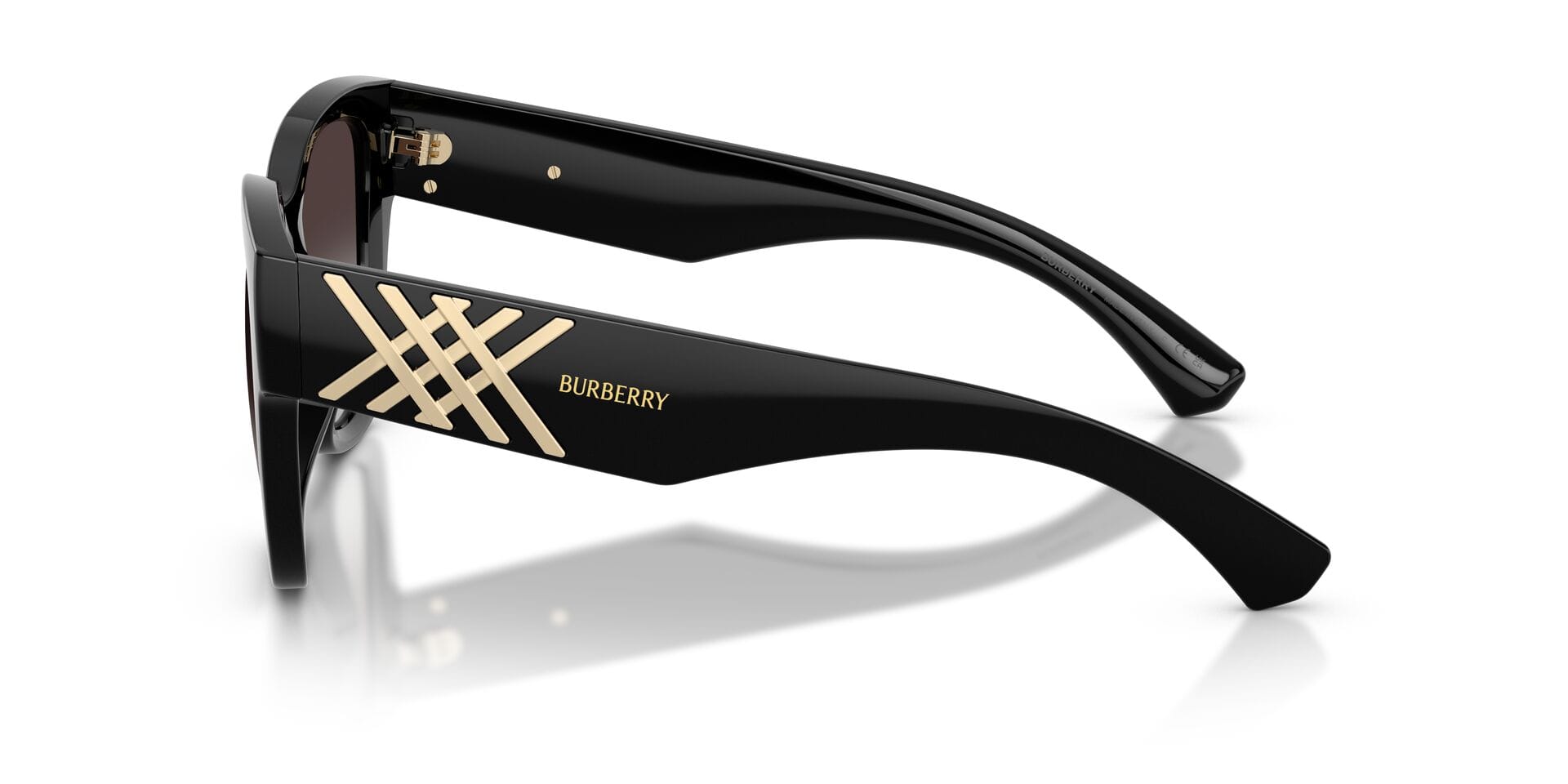 Burberry 0BE4489U Sunglass Black Female Shell Shell Sunglass — Black frame — view 5