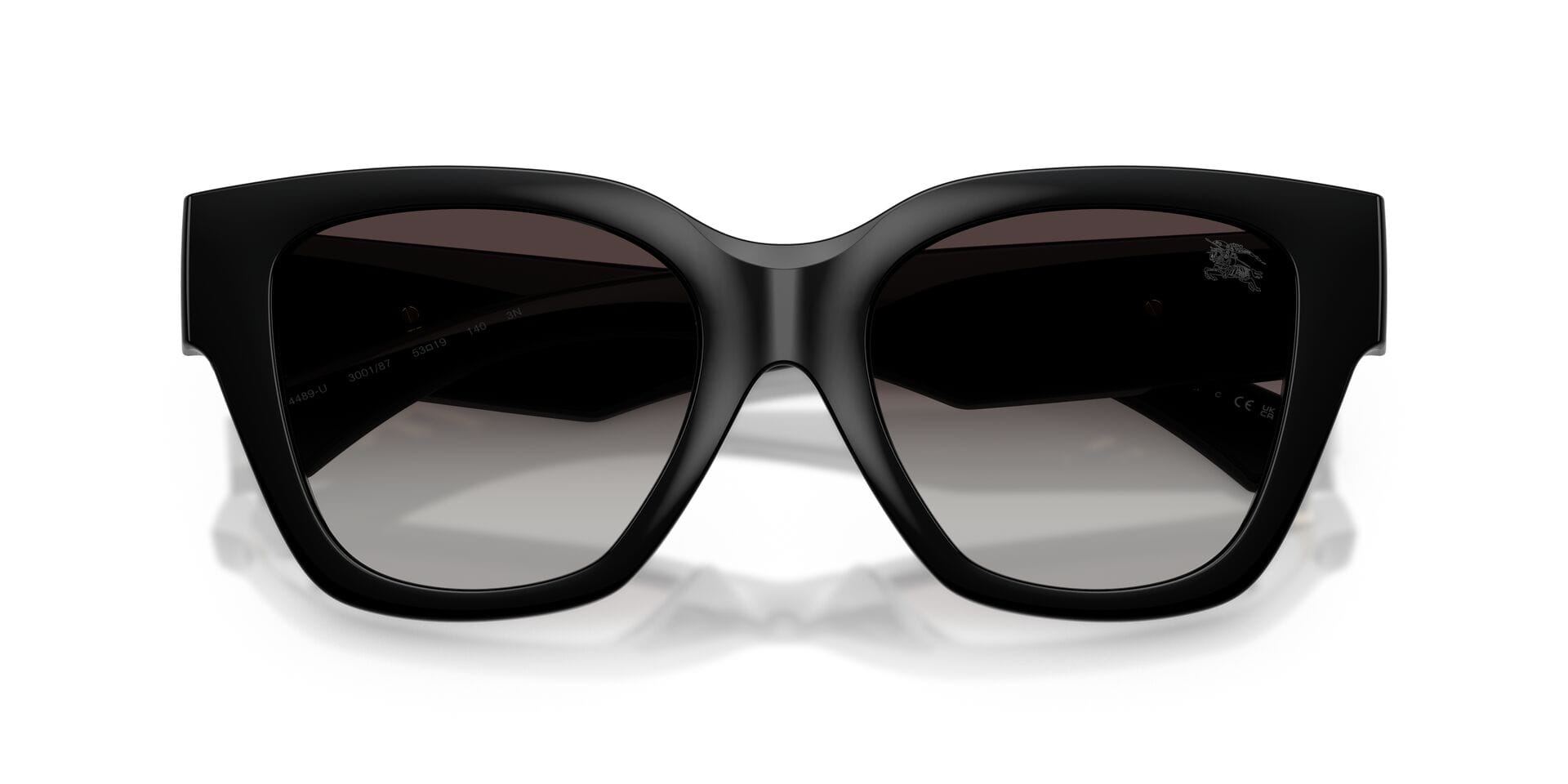 Burberry 0BE4489U Sunglass Black Female Shell Shell Sunglass — Black frame — view 7