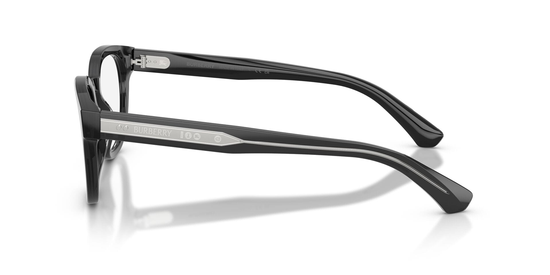 Burberry 0BE2454 Frame Transparent Grey Male Shell Shell Frame — Transparent Grey frame — view 5