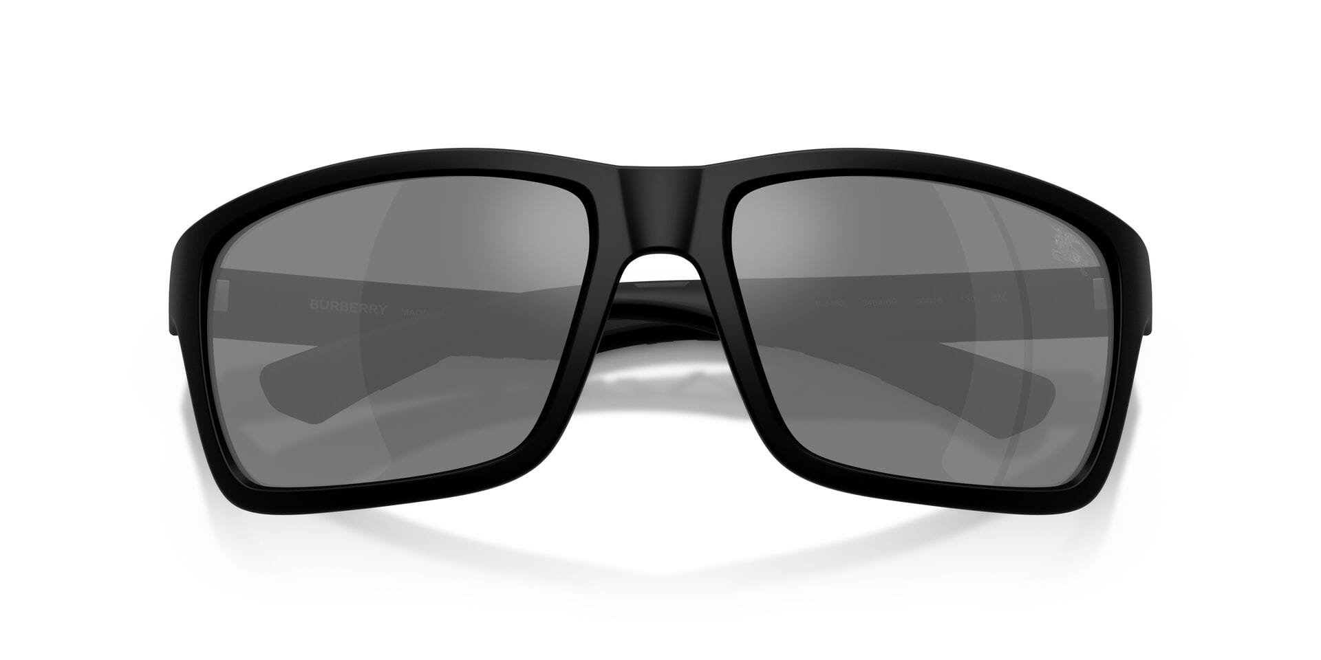 Burberry B 4483 3464/6G 3N Sunglass — Matt Black frame — view 7
