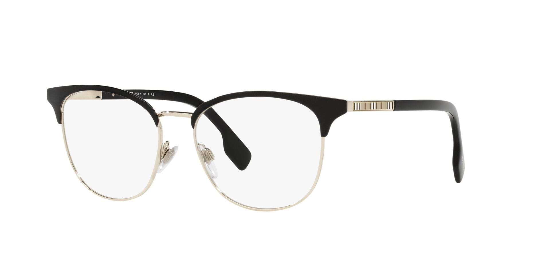 Burberry BE1355 Frame Light Gold Female Full Metal with Shel