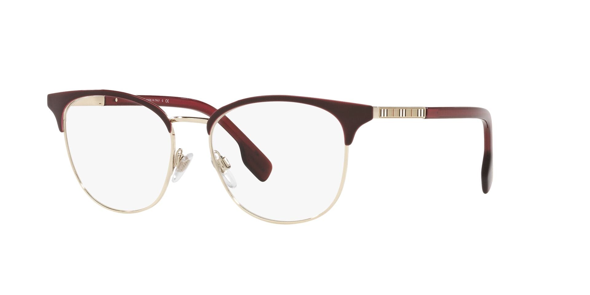 Burberry 0BE1355 Frame Light Gold Female Full Metal Frame — Light Gold frame — alternate view