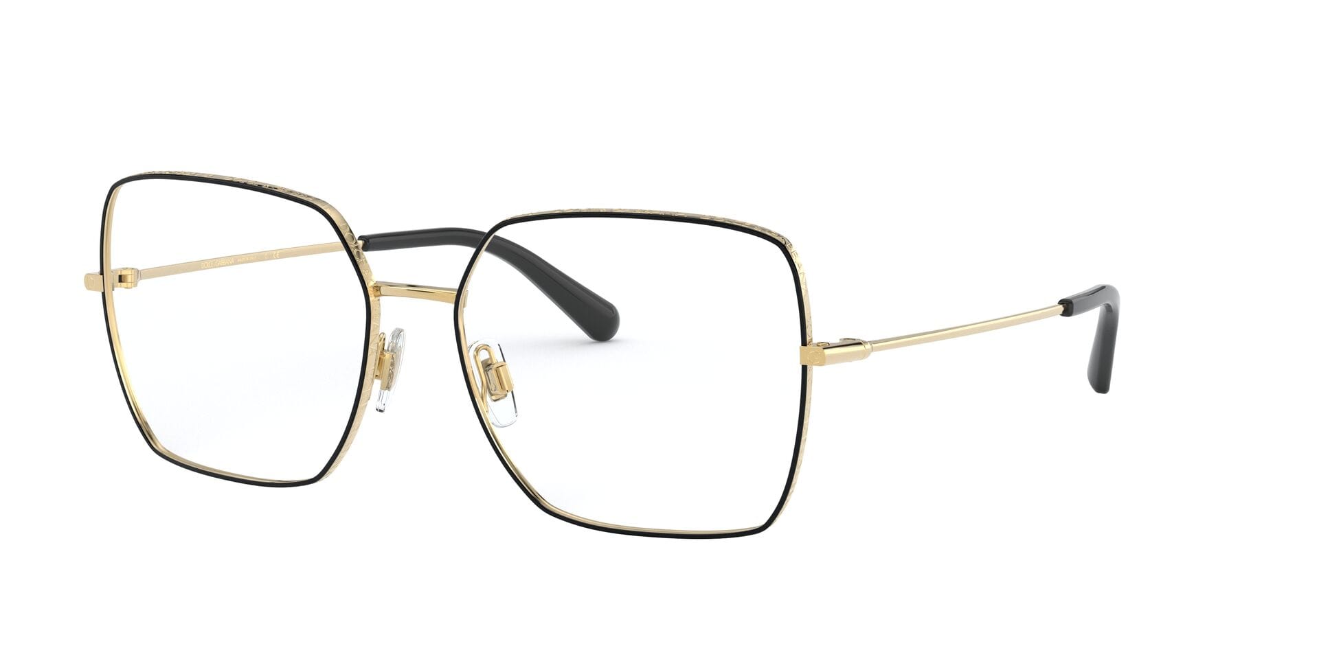 Dolce & Gabbana 0DG1323 Frame Black Female Full Metal Frame — Black frame — view 2