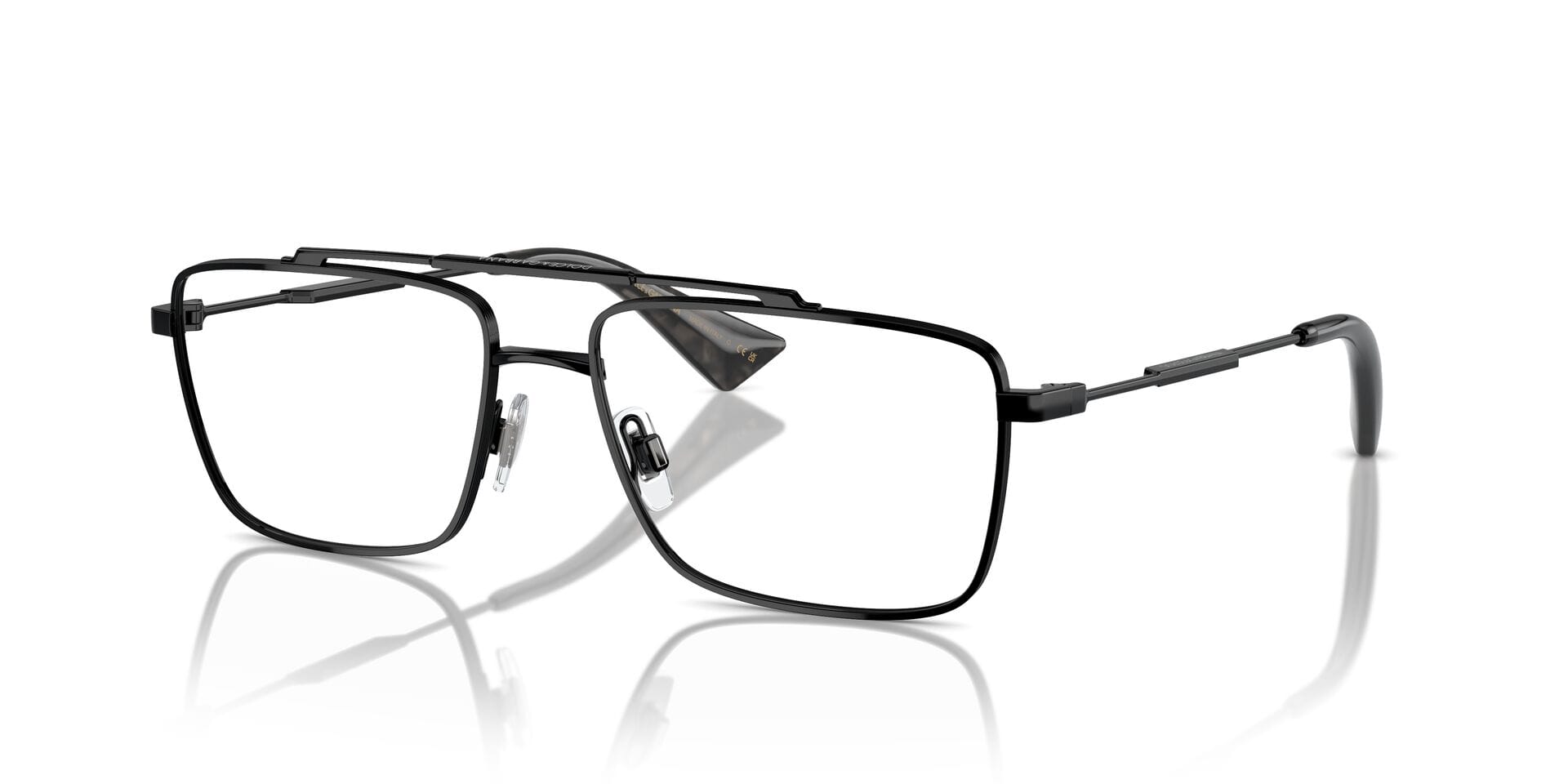 Dolce & Gabbana FR Dolce & Gabbana 0DG1354 Frame Black Male Metal Metal Frame — view 1