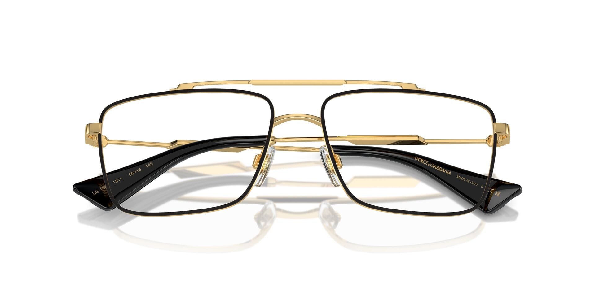 Dolce & Gabbana FR Dolce & Gabbana 0DG1354 Frame Black Male Metal Metal Frame — view 7