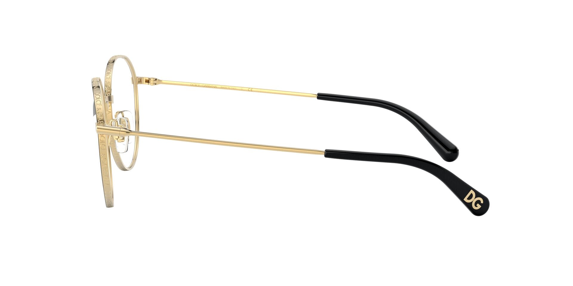 Dolce & Gabbana 0DG1322 Frame Black Female Full Metal Frame — Black frame — view 9