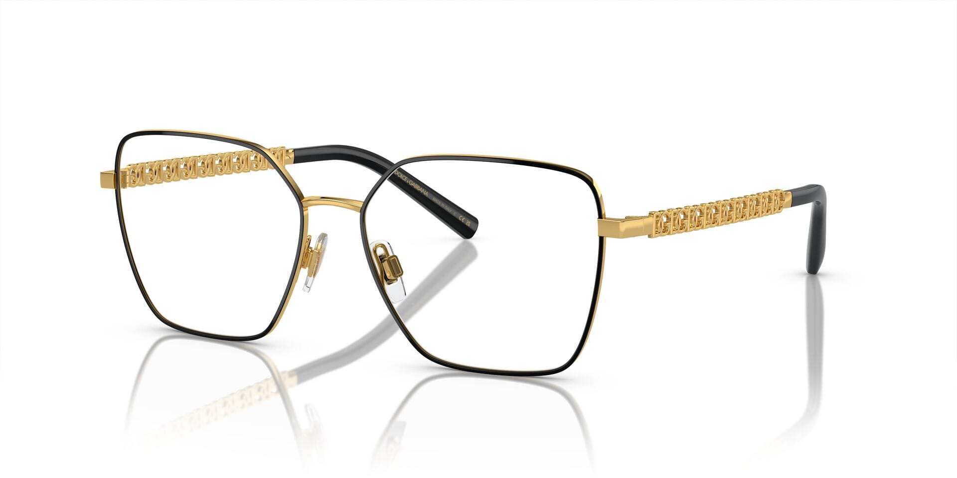 Dolce & Gabbana 0DG1351 Frame Black Female Full Metal Frame — Black frame — view 1