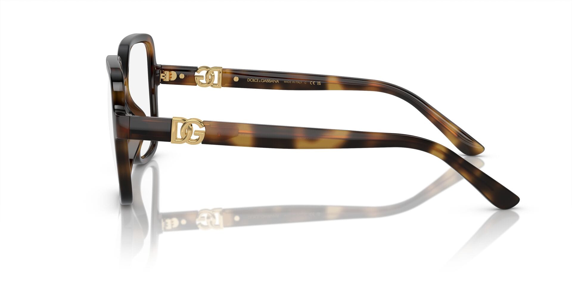 Dolce & Gabbana 0DG5105U Frame Havana Female Full Shell Frame — Havana frame — view 8