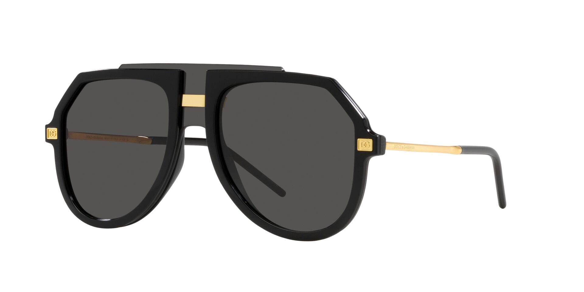 Vogue Junior DG 6195 501/87 3N 0DG6195 Sunglass Black Male Full Metal — Black frame