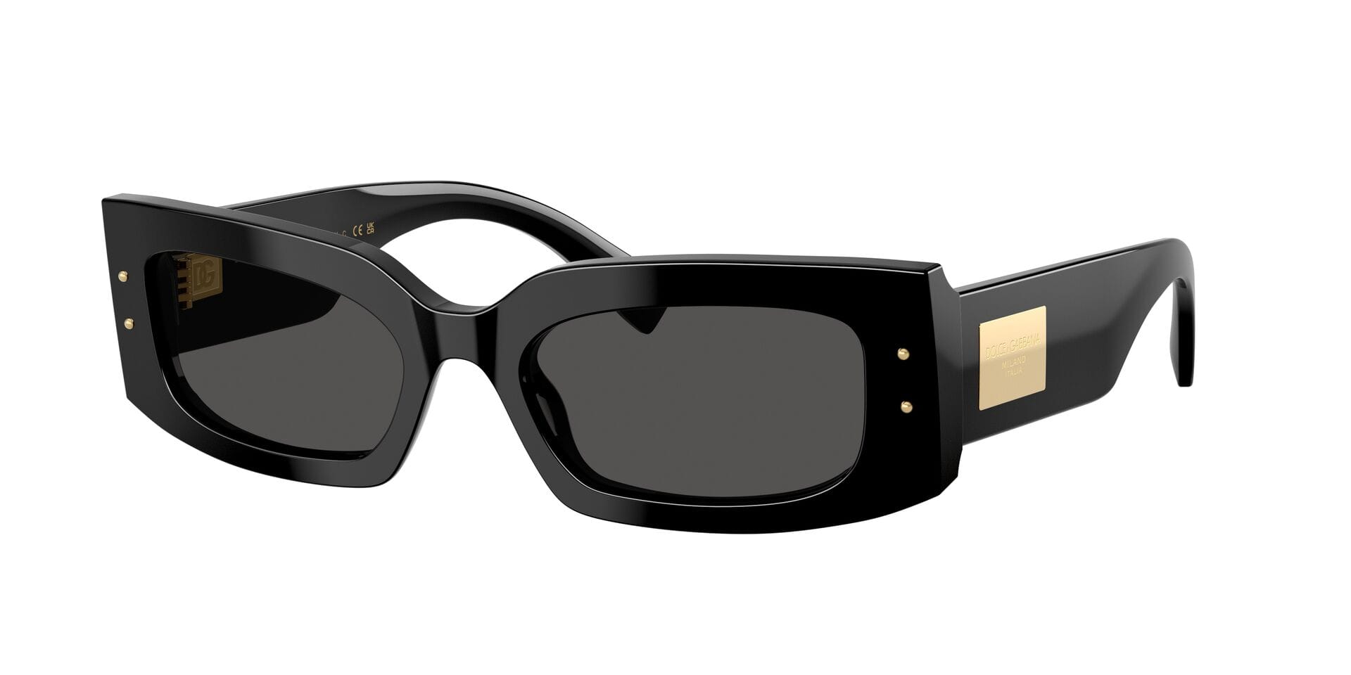 Dolce & Gabbana 0DG4479 Sunglass Black Female Full Shell Sunglass — Black frame — view 1