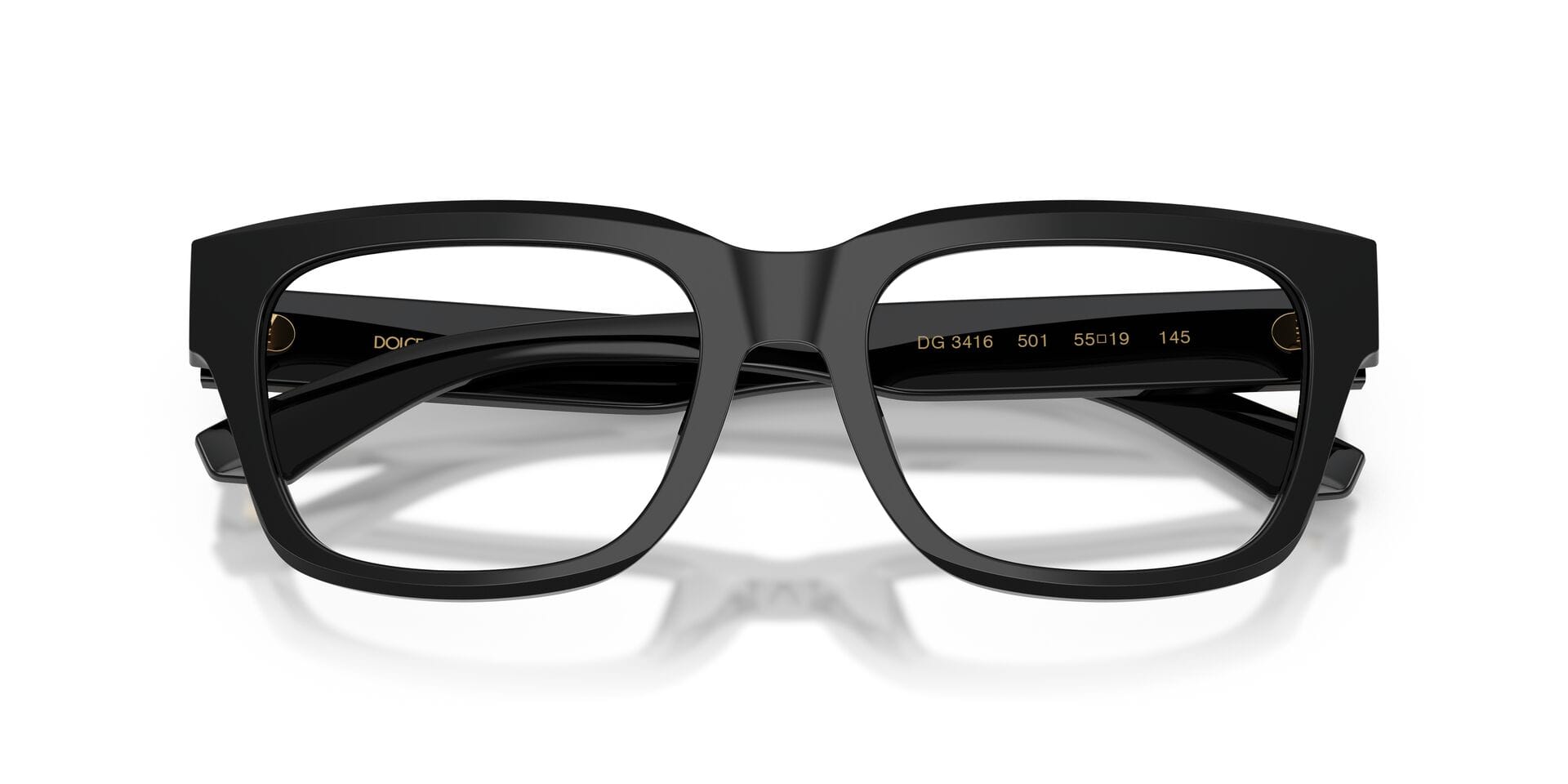 Dolce & Gabbana 0DG3416 Frame Black Male Full Shell Frame — Black frame — view 13