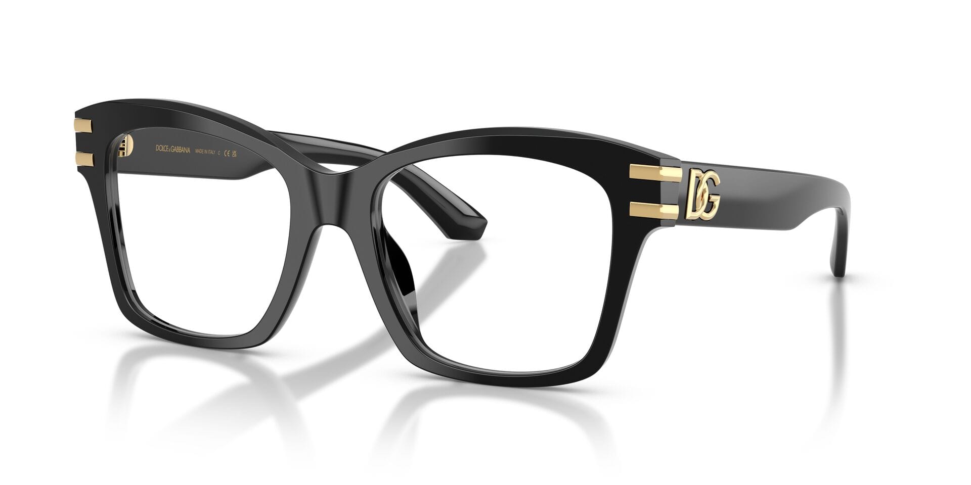 Dolce & Gabbana 0DG3419 Frame Black Female Full Shell Frame — Black frame — view 6